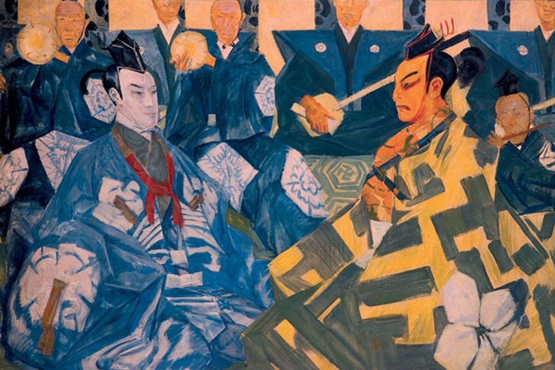 Japanese Theatre (Kabuki) by Alexandre Jacovleff