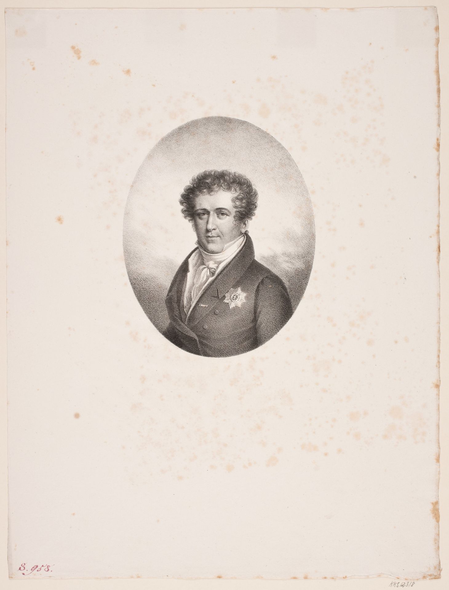 Christian VIII som prins by WIlhelm Heuer