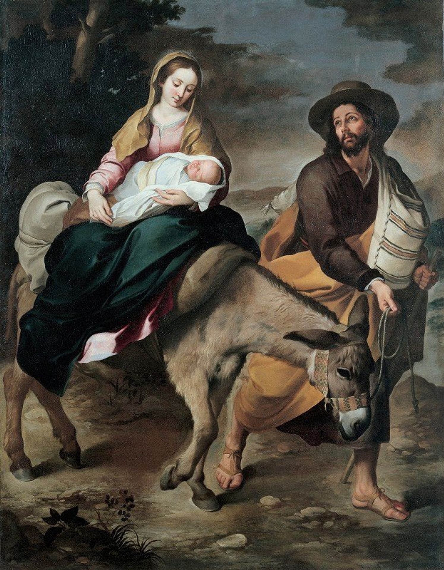 The Flight Into Egypt by Bartolomé Estebán Murillo