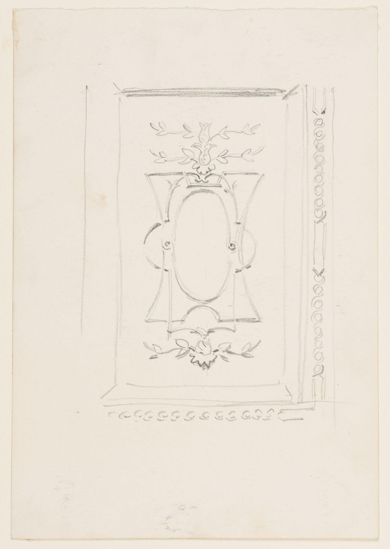 Study of a Decorative Cartouche by John Singer Sargent