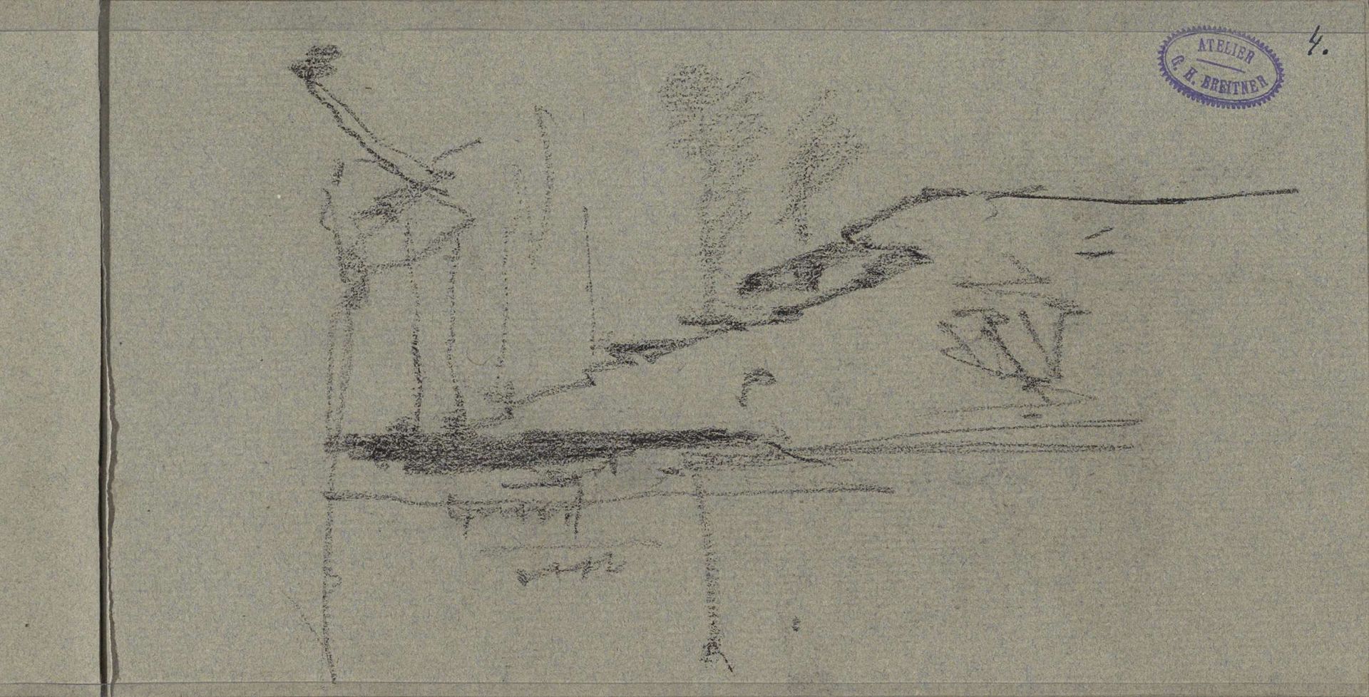 Landschap by George Hendrik Breitner