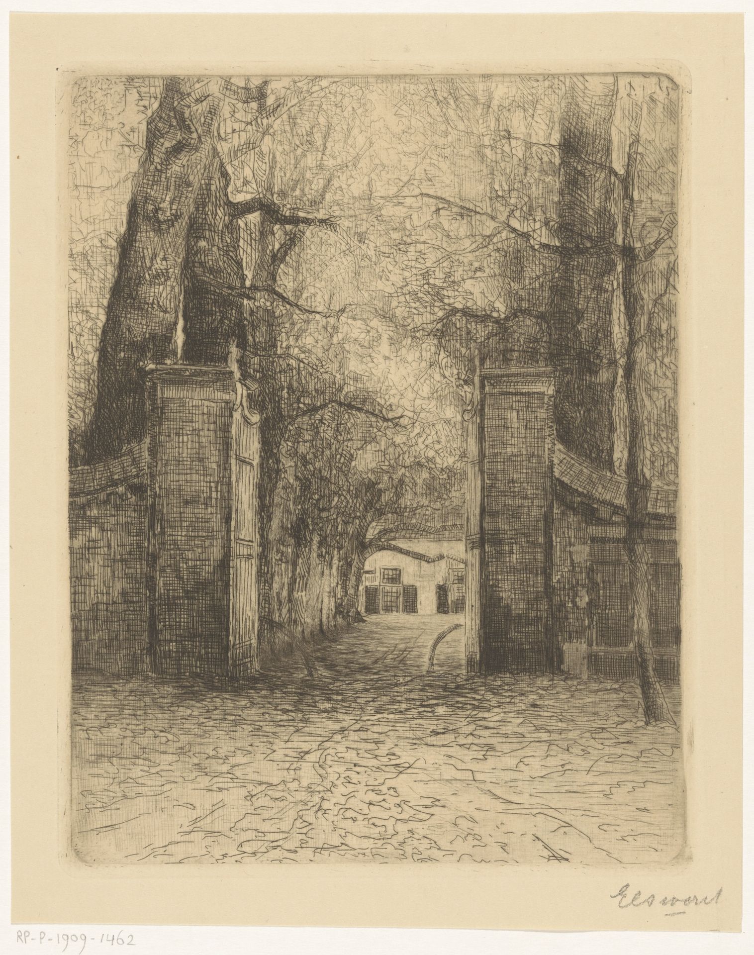 Oprit van landgoed Elswout by Cornelia Christina Johanna van Trigt-Hoevenaar