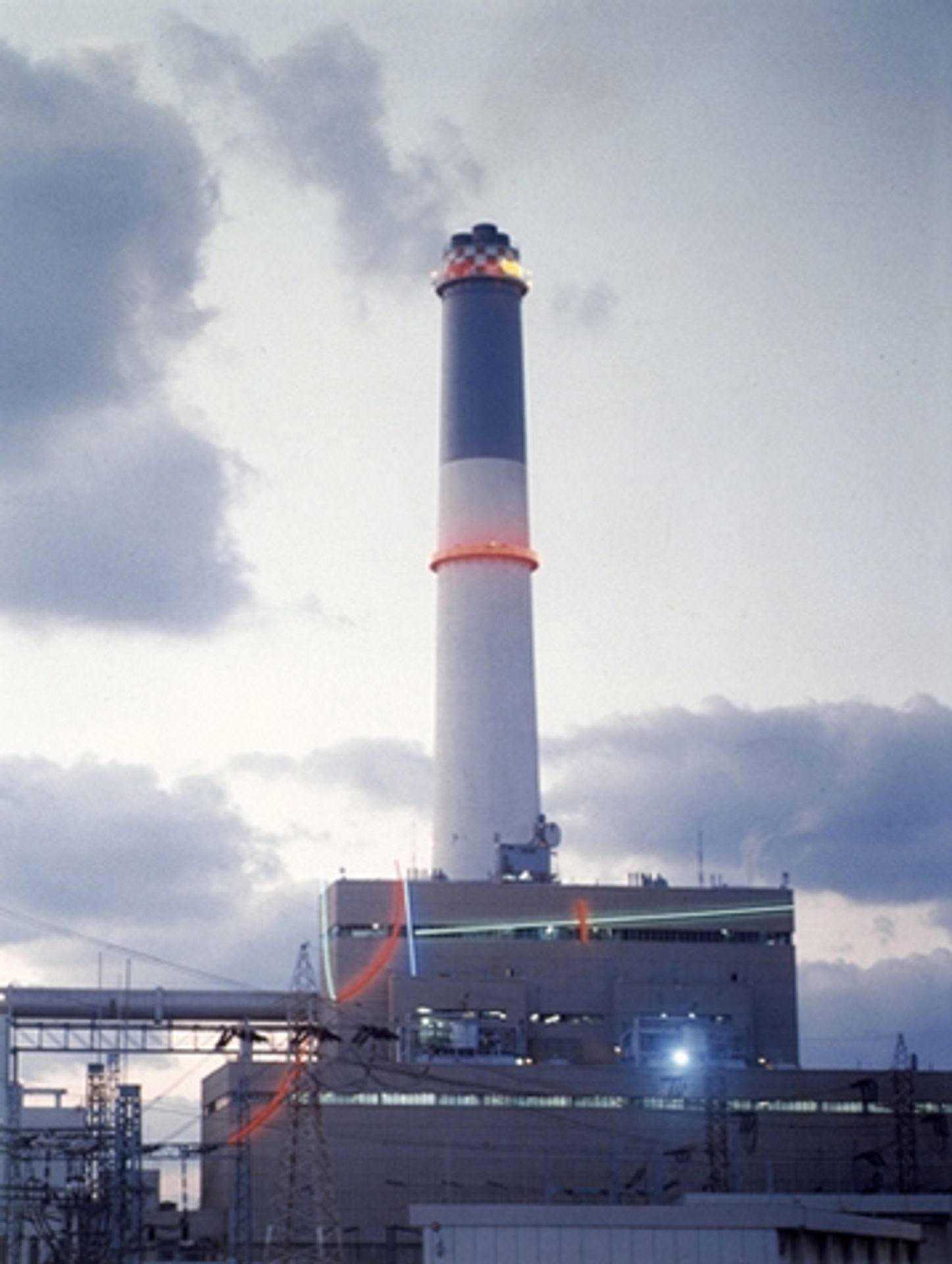 Neons for the Reading Power Station by Stephen Antonakos