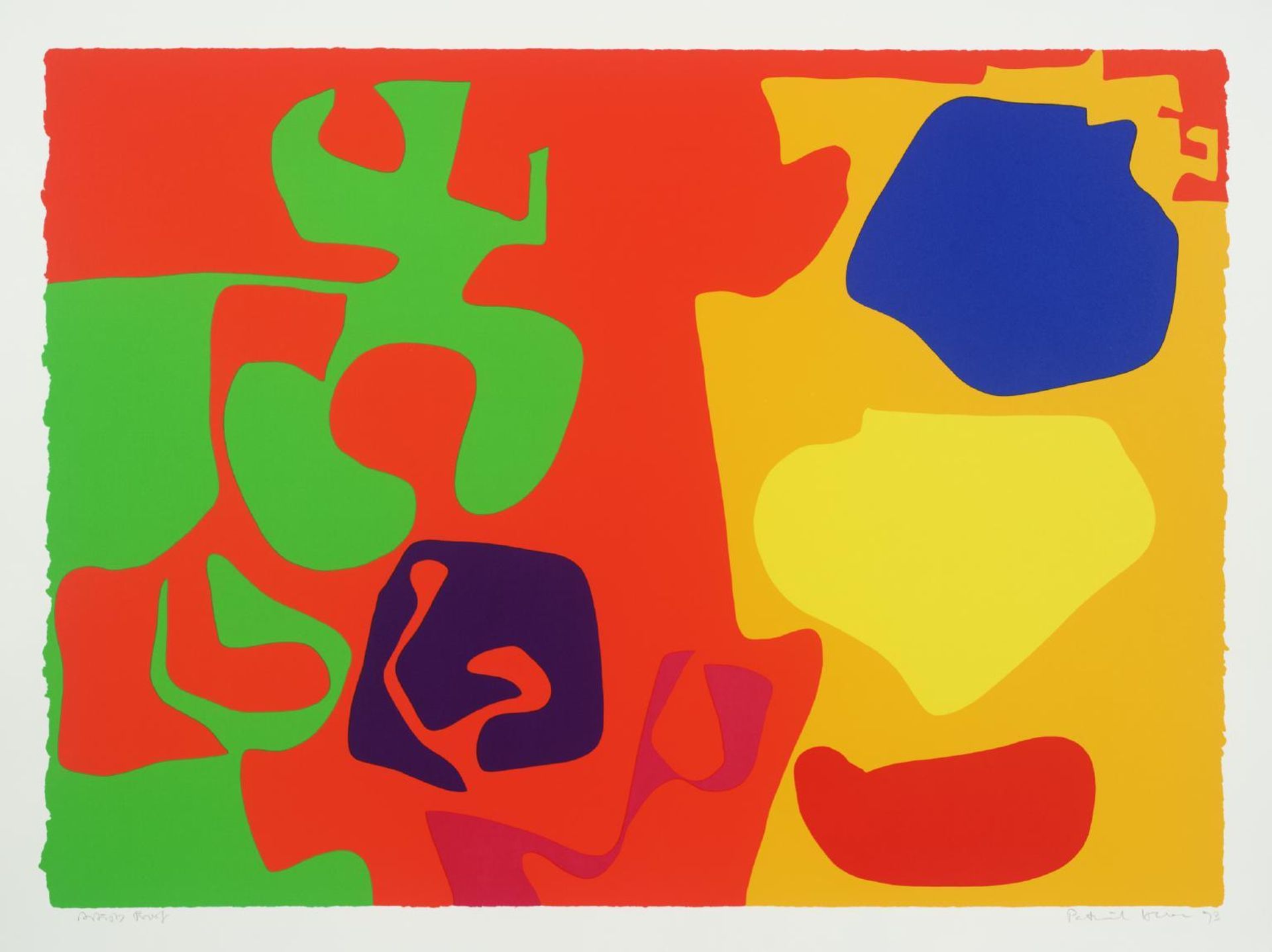 January 1973 : 10 by Patrick Heron
