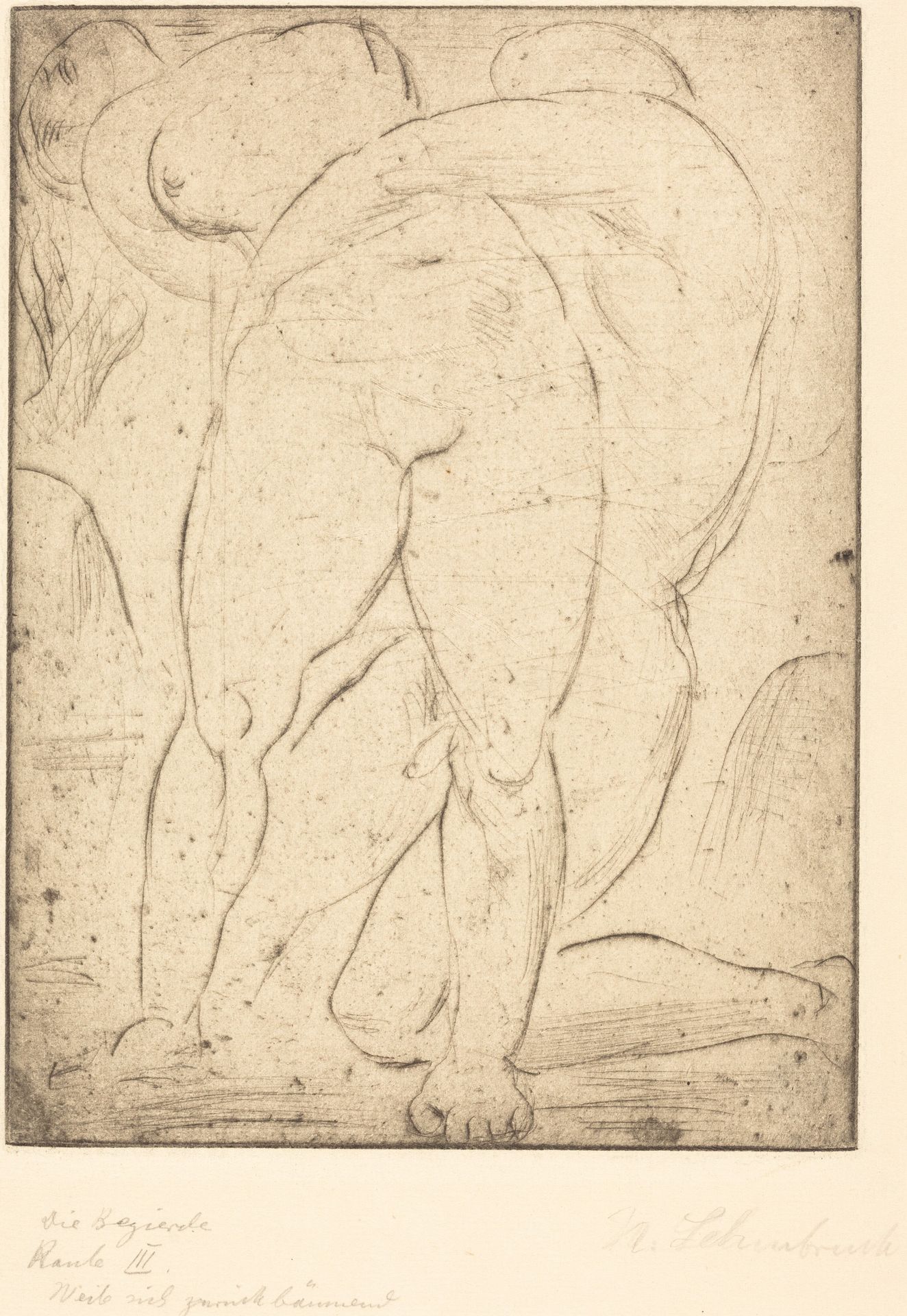 Passion II (Leidenschaft II) by Wilhelm Lehmbruck