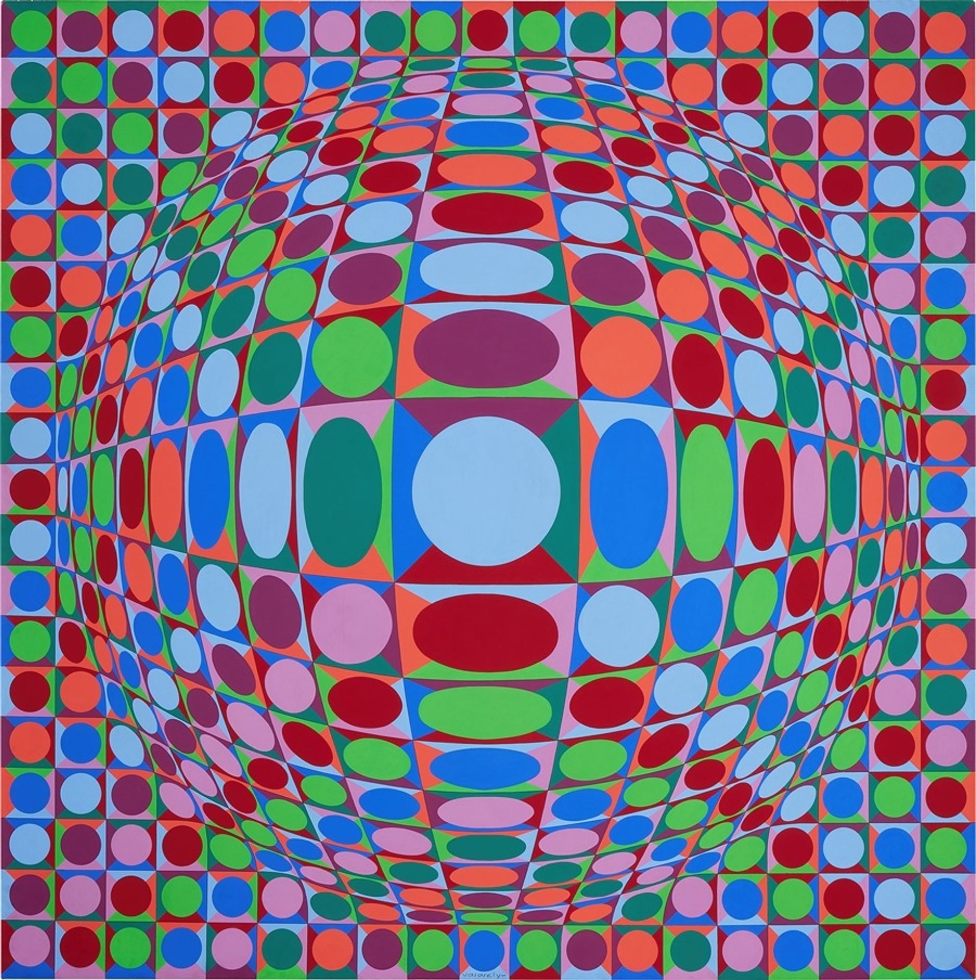 Barka-Deu by Victor Vasarely