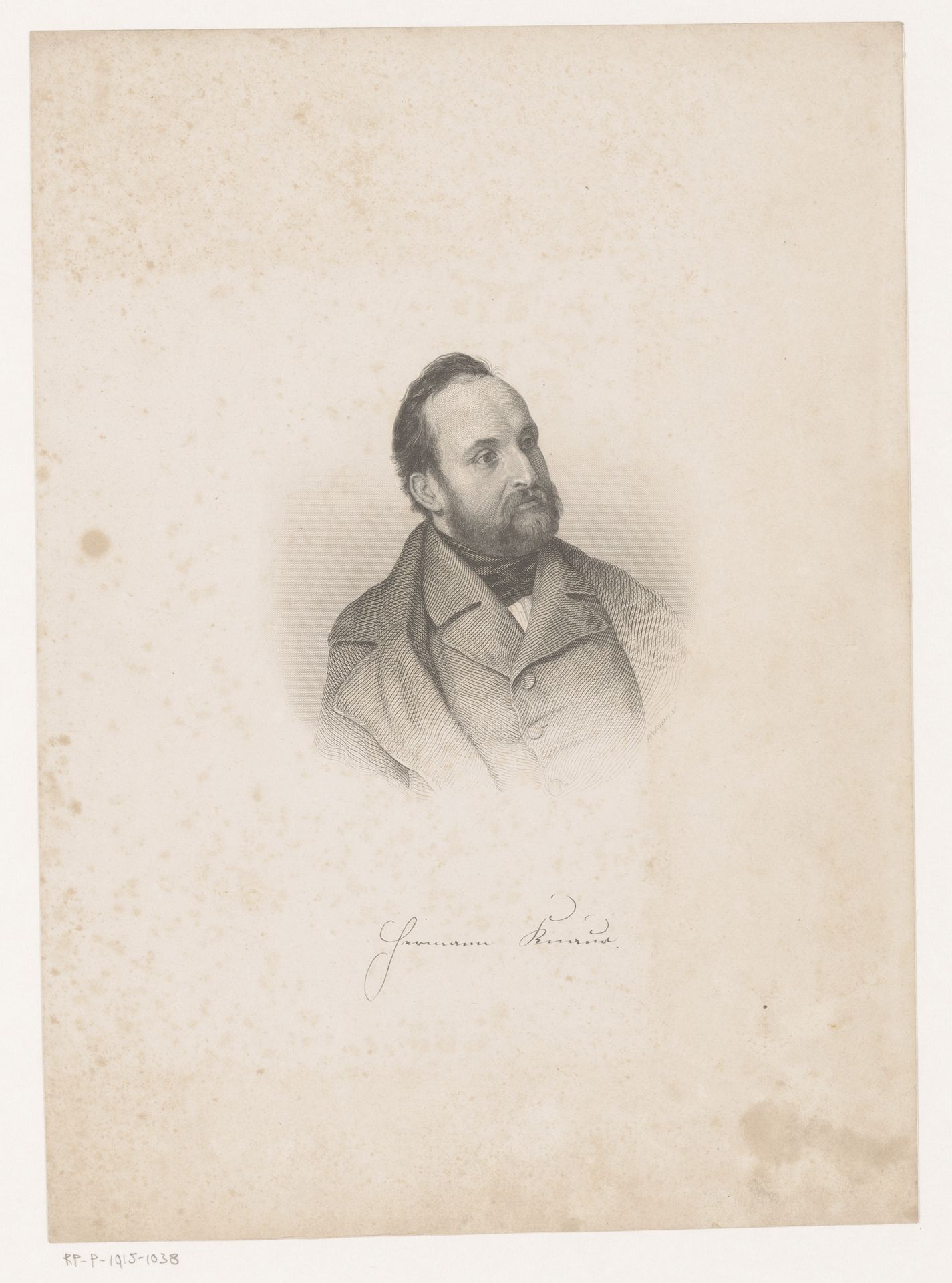 Portret van Emma Niendorf by P. Wurster