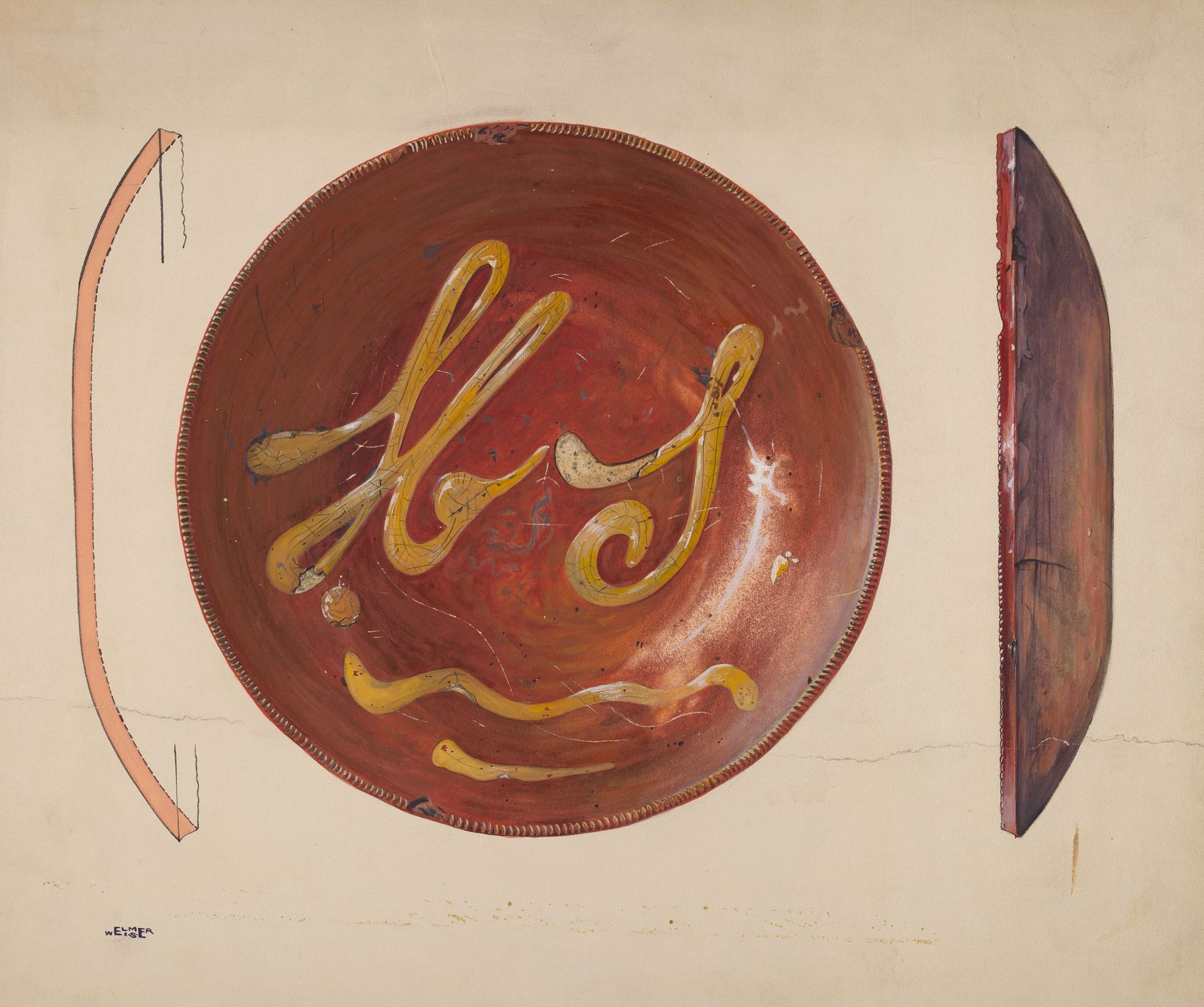 Pie Plate by Elmer Weise