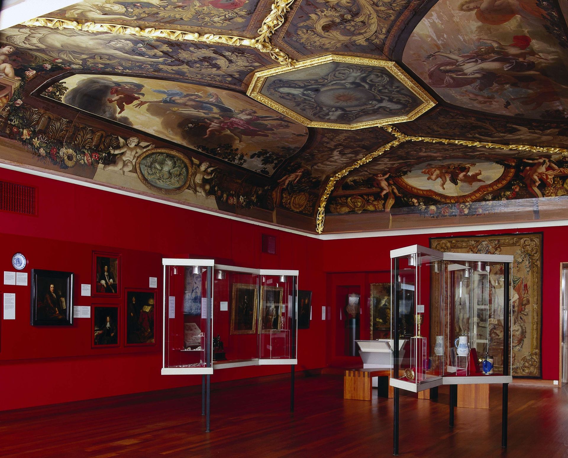 Ceiling with representations of Morning and Evening by Theodoor van der Schuer