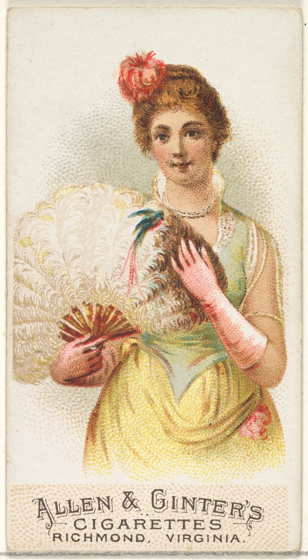 Plate 9, from the Fans of the Period series (N7) for Allen & Ginter Cigarettes Brands by Allen & Ginter