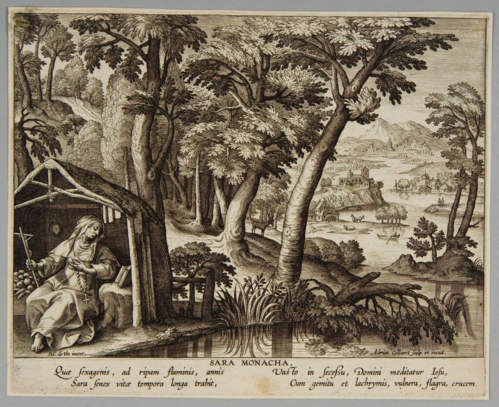 Sara Monacha by Adriaen Collaert