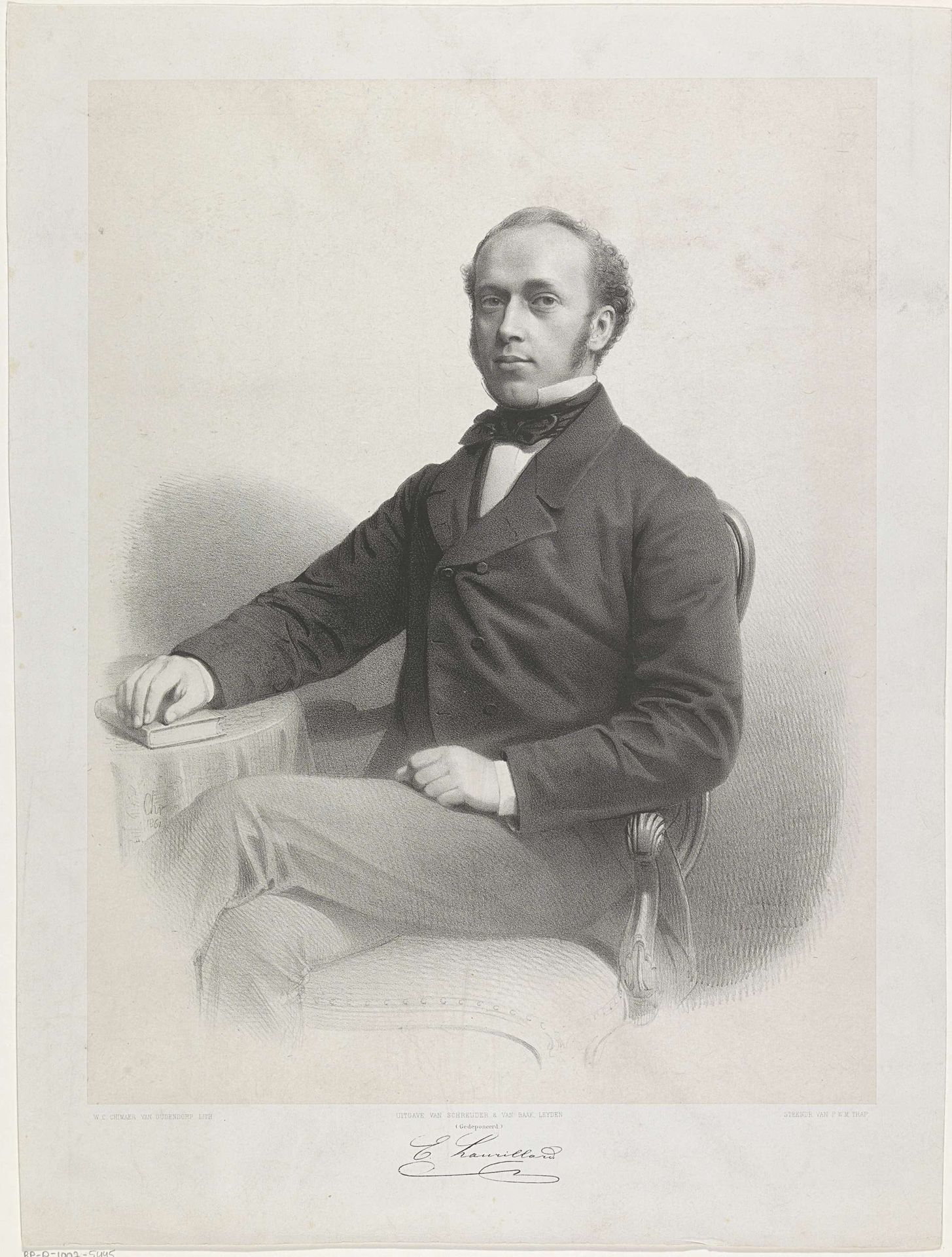 Portret van Elisa Laurillard by Wilhelmus Cornelis Chimaer van Oudendorp
