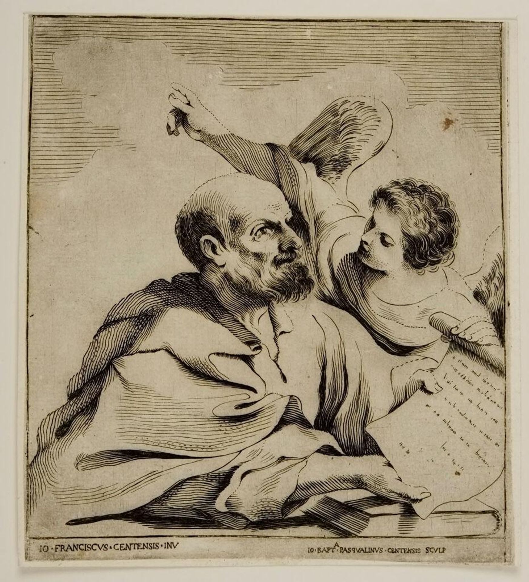 Saint Matthew by Giovanni Battista Pasqualini