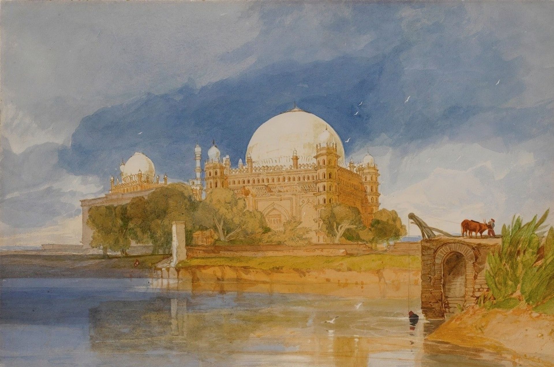 Sultan Mahamed Shah’s Tomb, Bejapore, India by John Sell Cotman