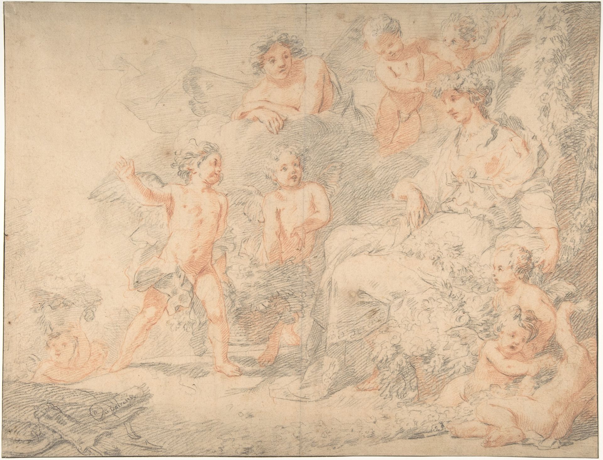 Mythological subject by Gerard de Lairesse
