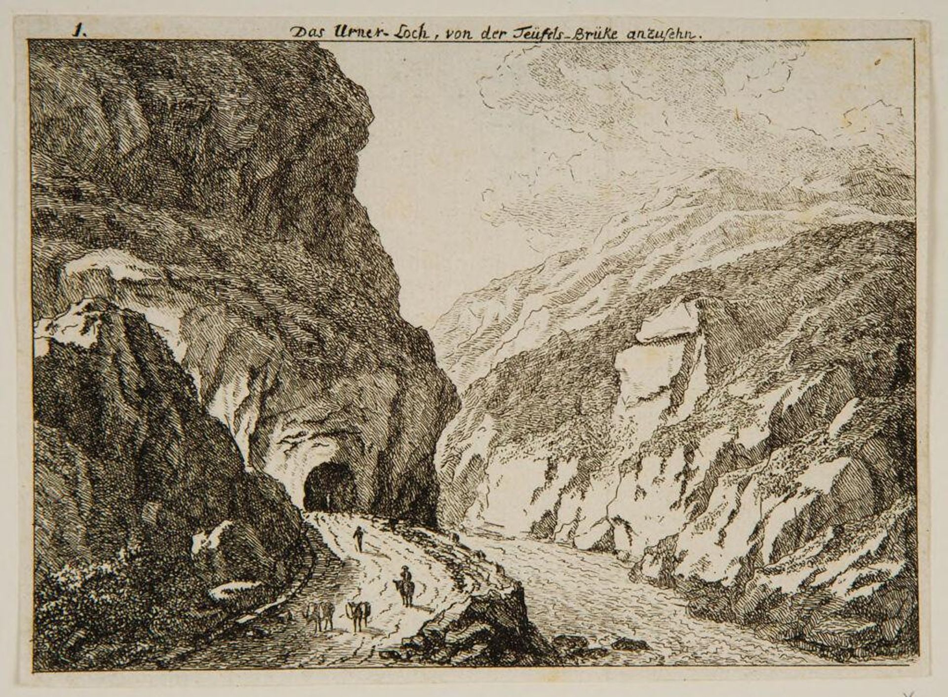 Urner Loch by Salomon Gessner