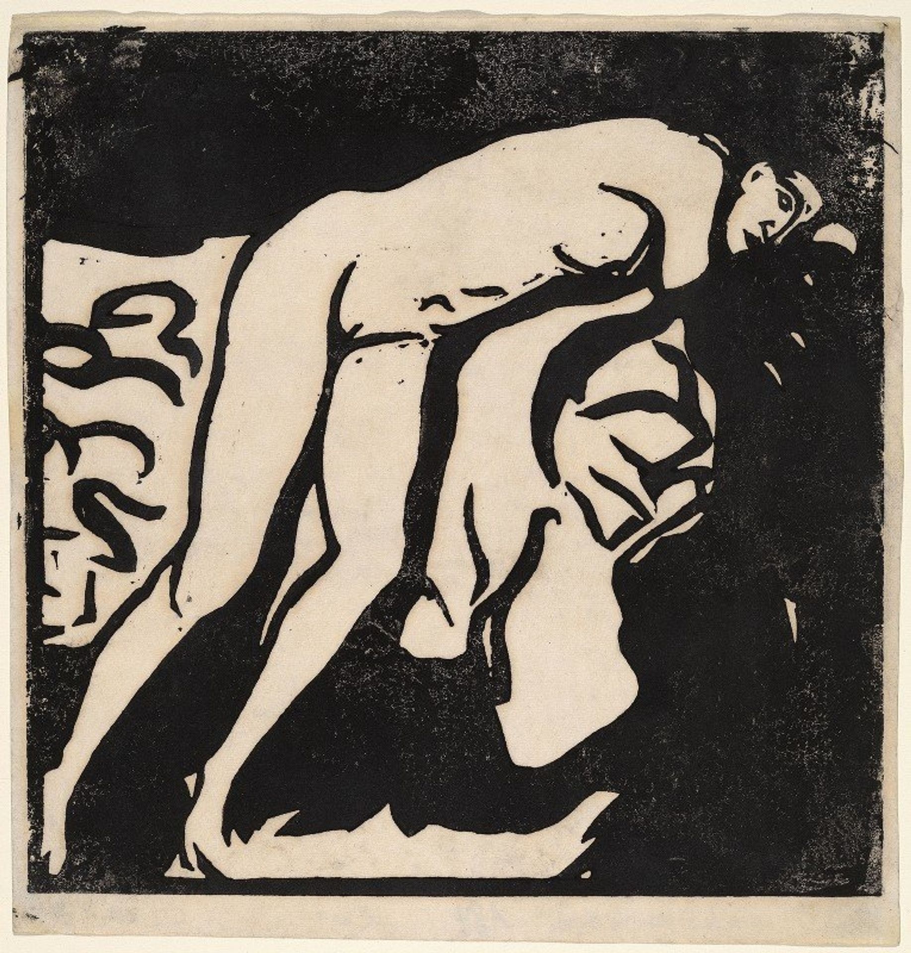 Nude Girl by Ernst Ludwig Kirchner