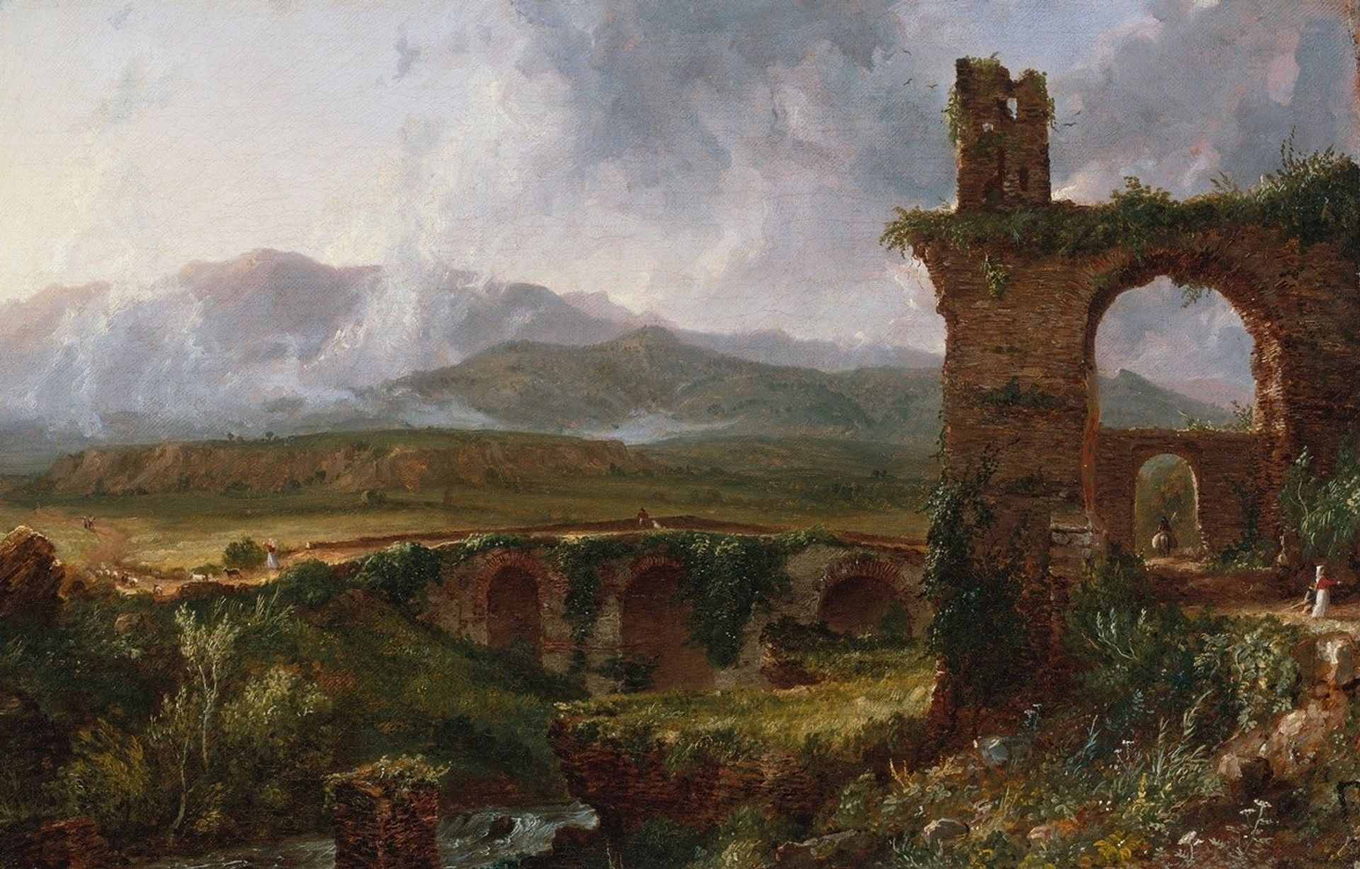 A View near Tivoli by Thomas Cole