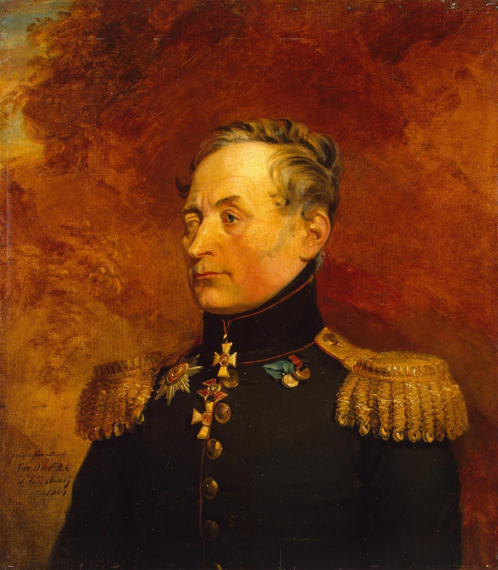 Pavel Ivanovich Merlin, Russian General by George Dawe