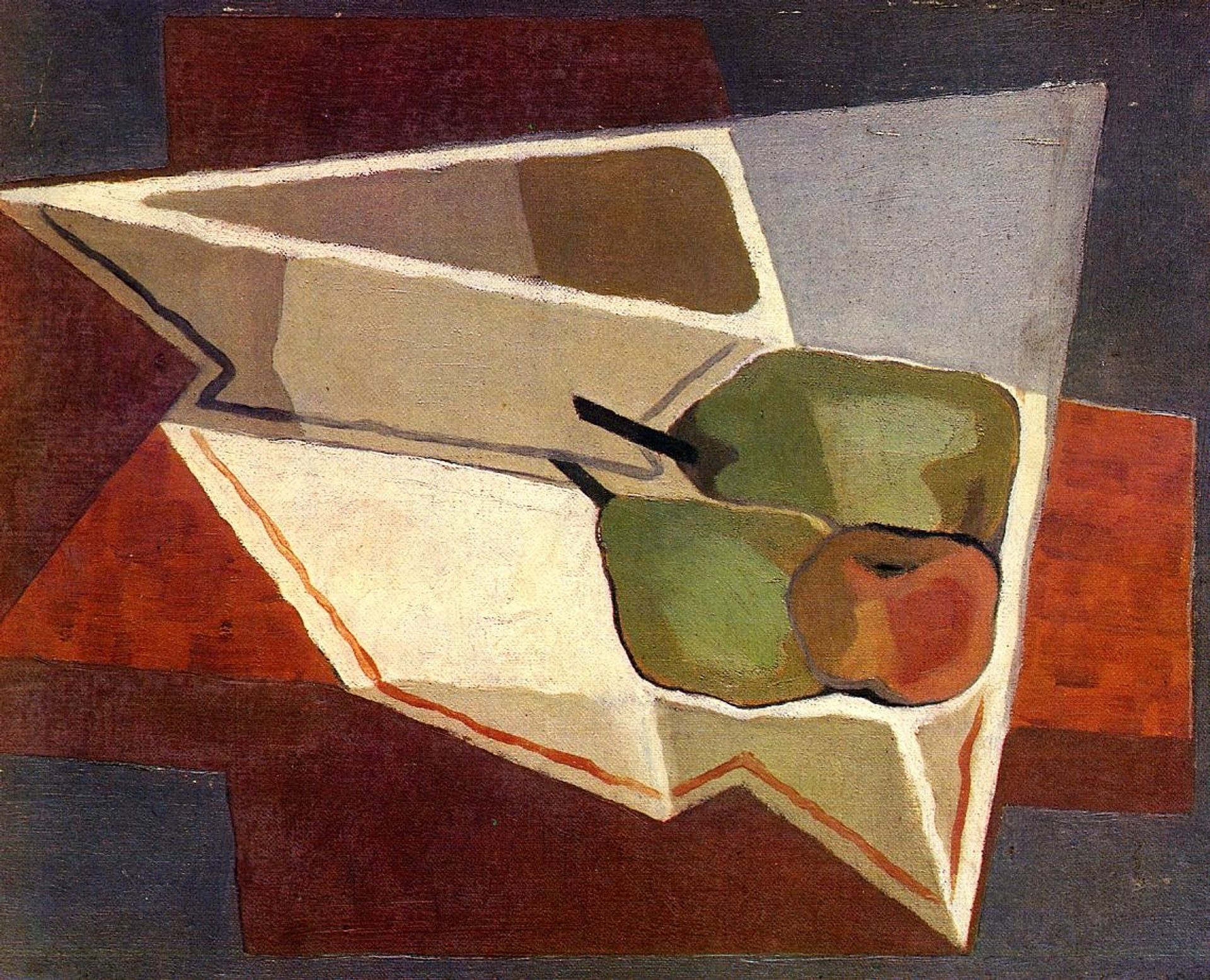 Fruit with Bowl by Juan Gris