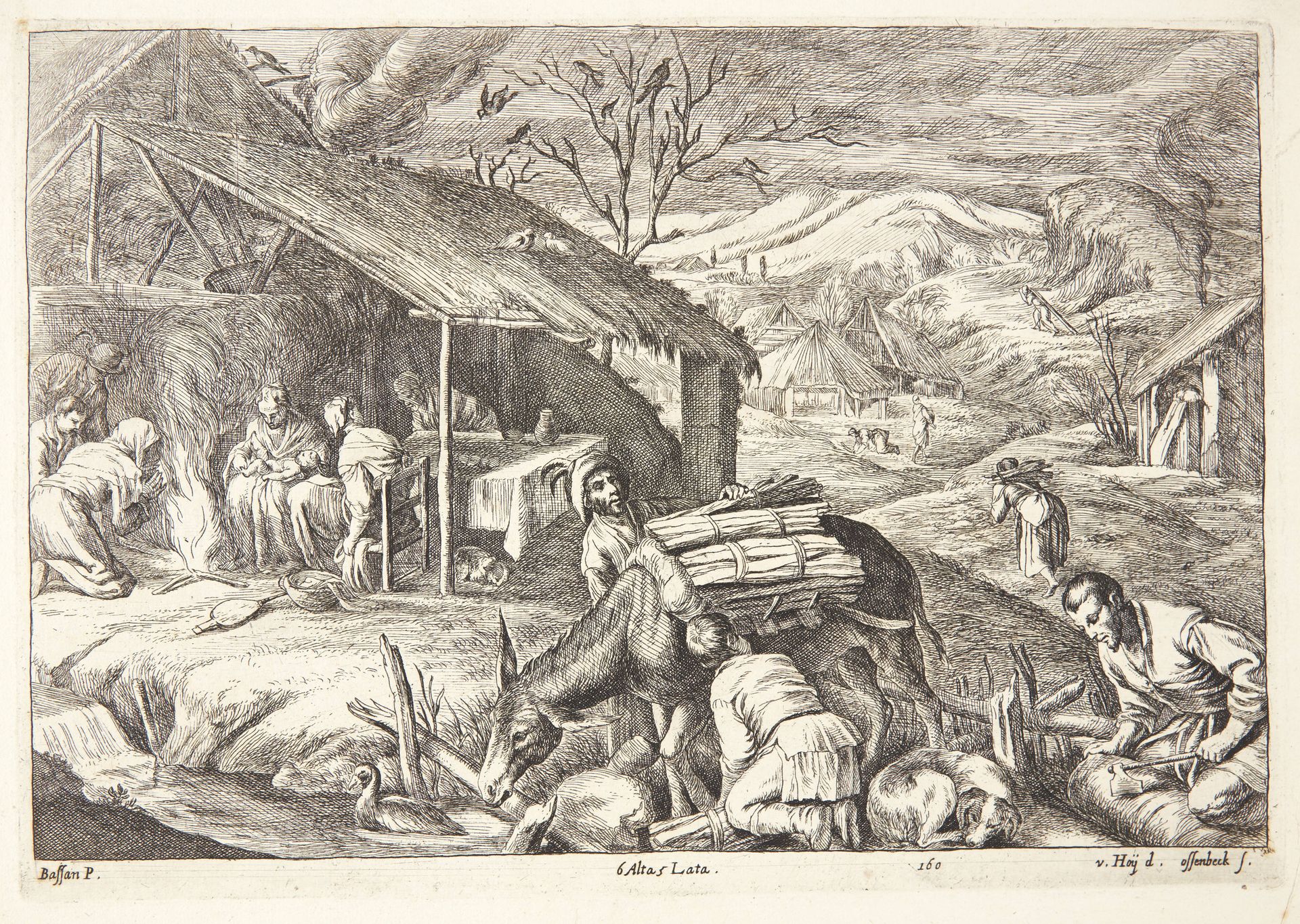 De fire årstider. Vinter by Jan van Ossenbeeck