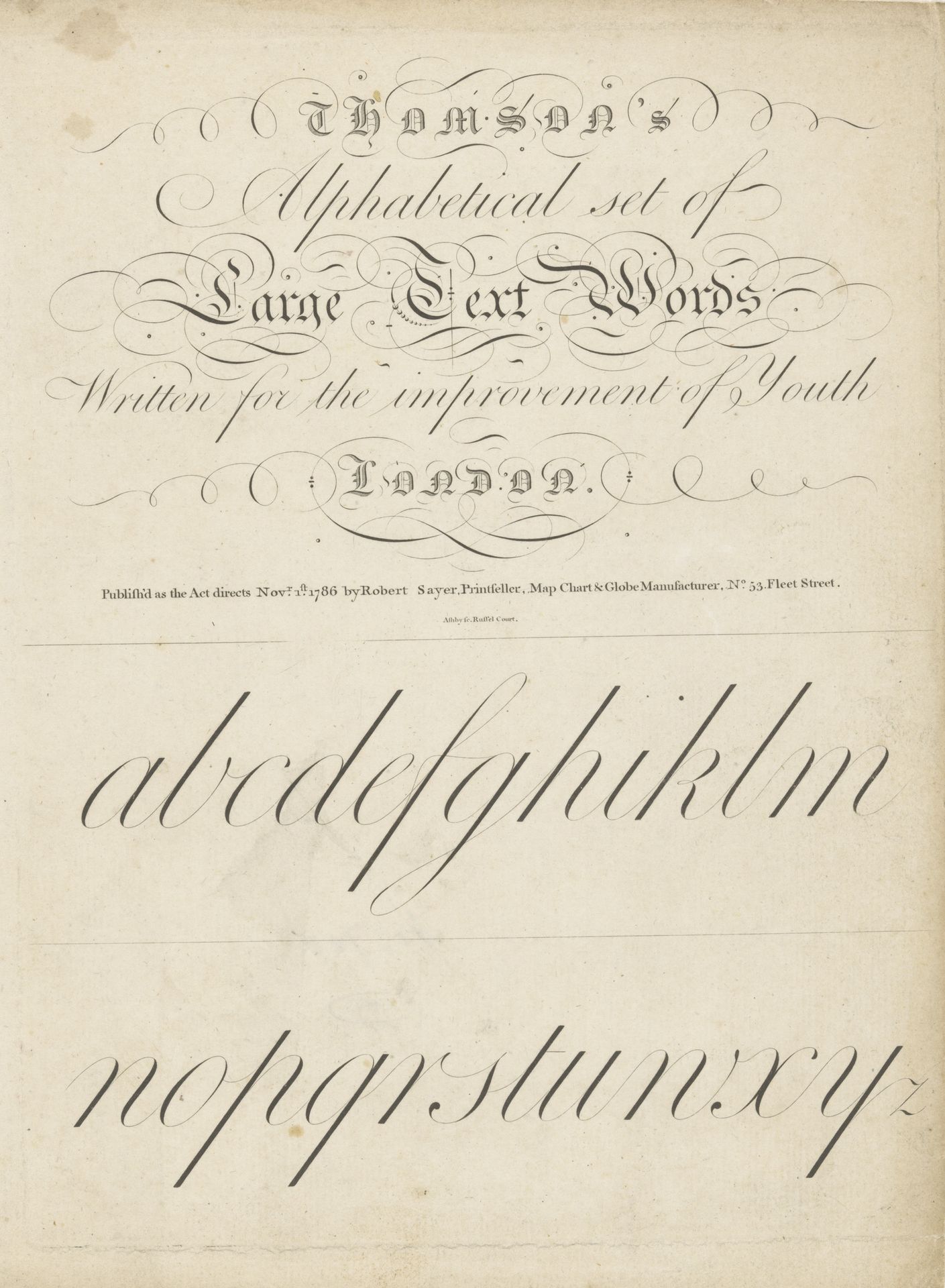 Lettervoorbeelden by Henry Ashby