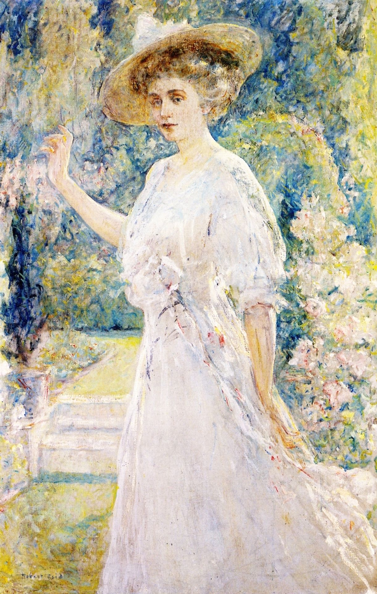 A Summer Portrait by Robert Lewis Reid