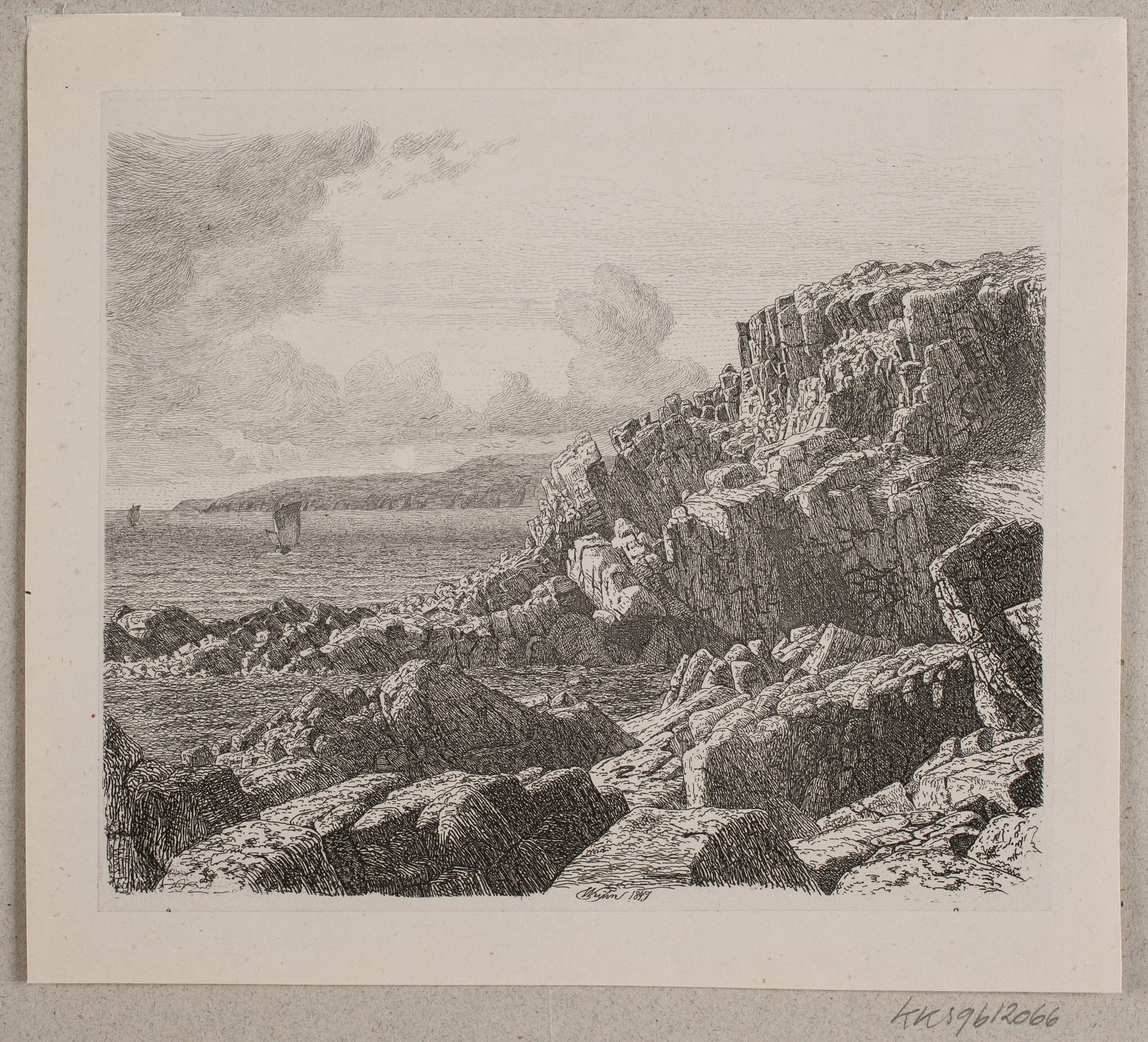 Kystparti fra Bornholm by Vilhelm Kyhn