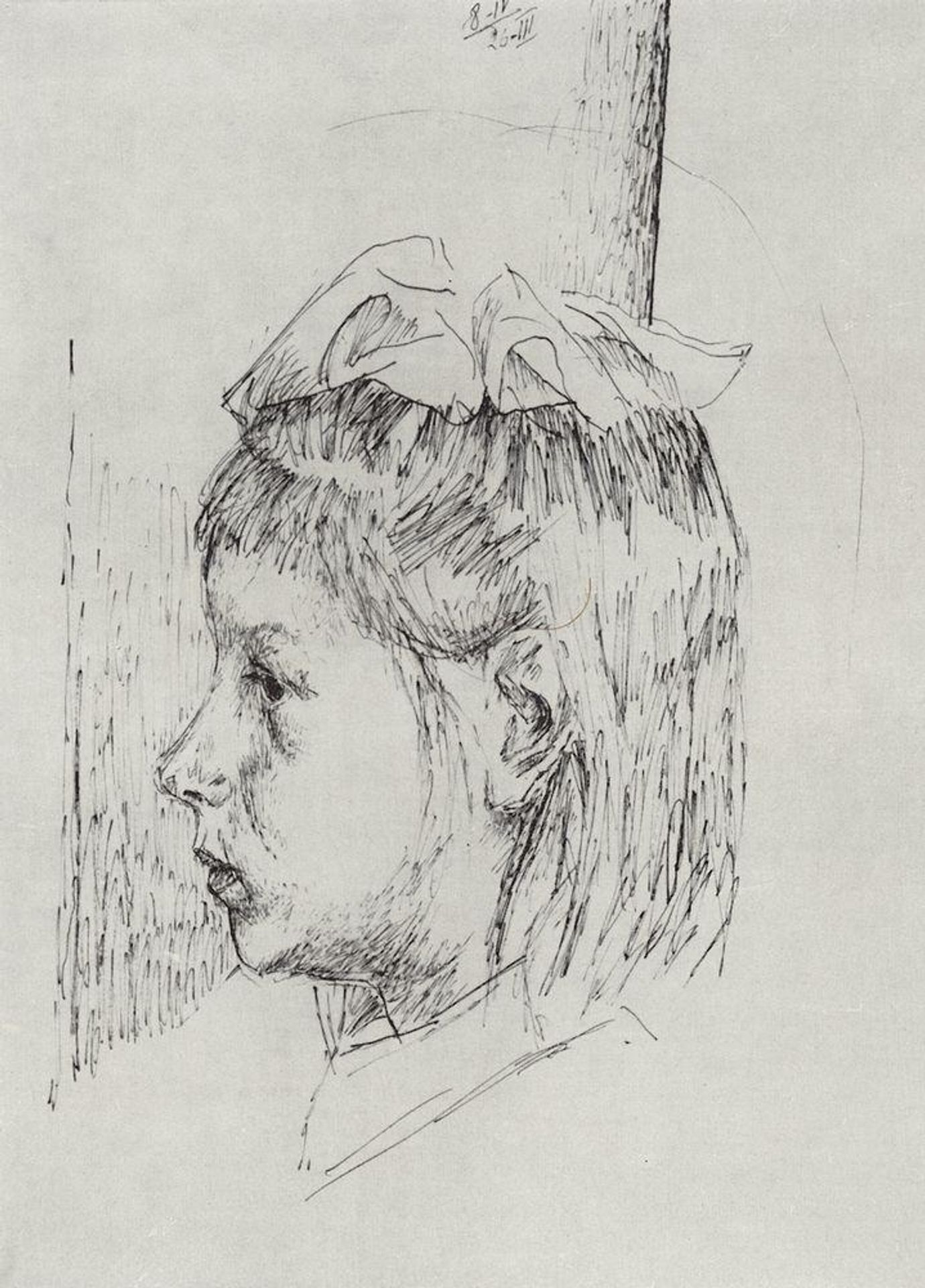 Portrait of a Girl by Kuzma Petrov-Vodkin