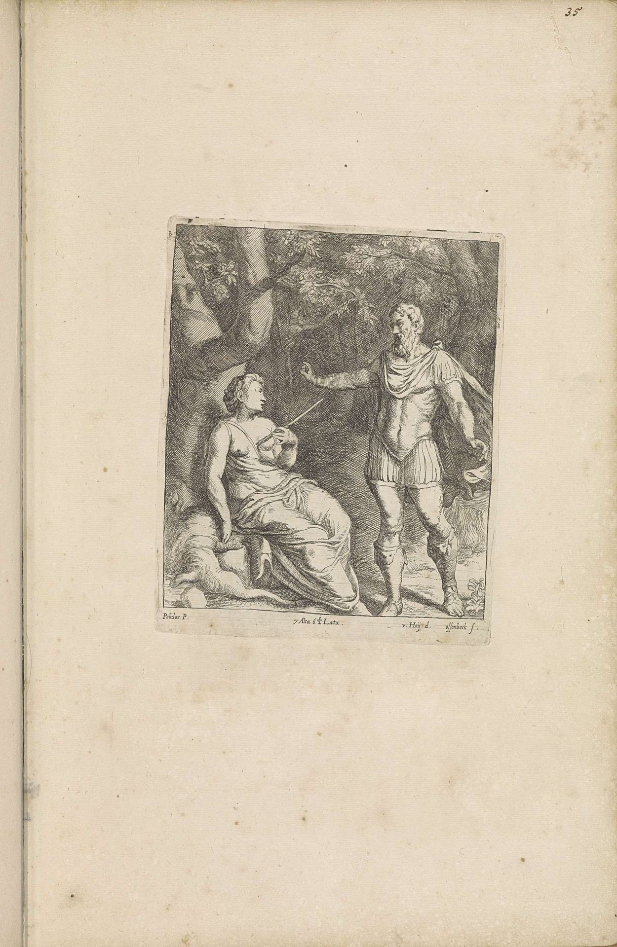 Cephalus en Procris by Jan van Ossenbeeck