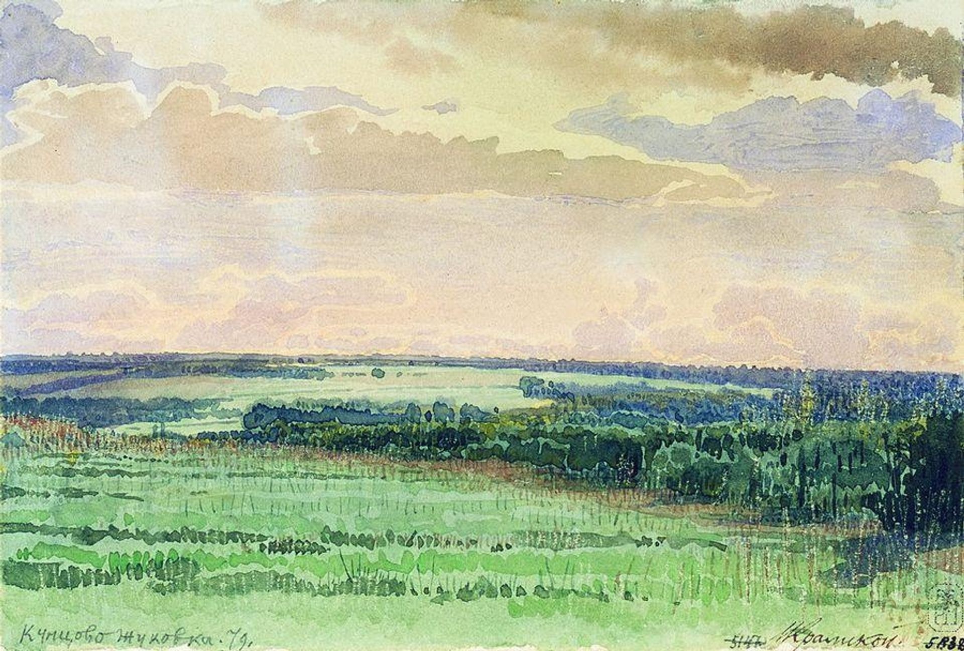 Zhukovka by Ivan Kramskoy