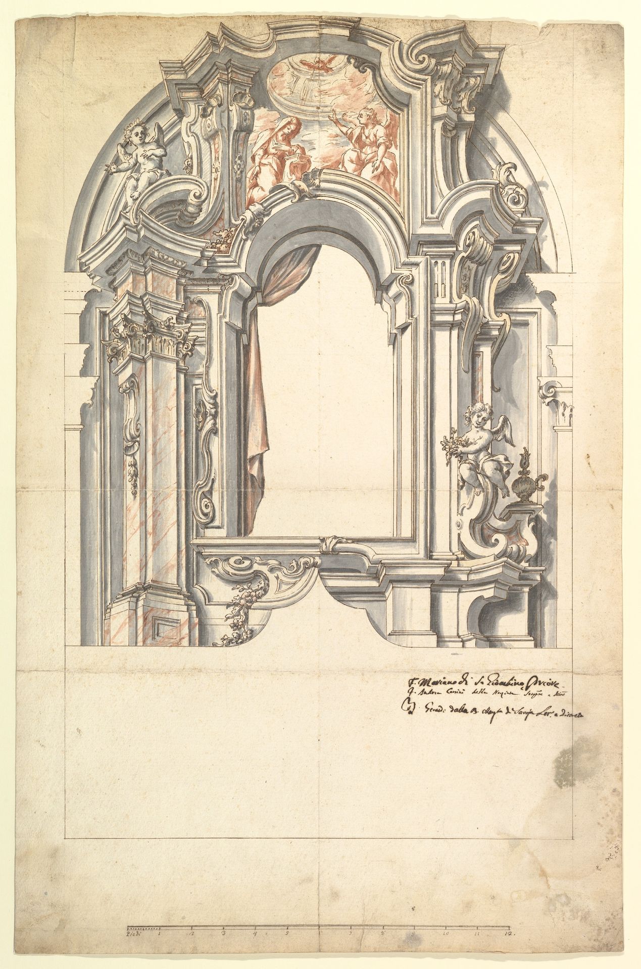 Two Alternate Designs for an Altar (?) by Anonymous