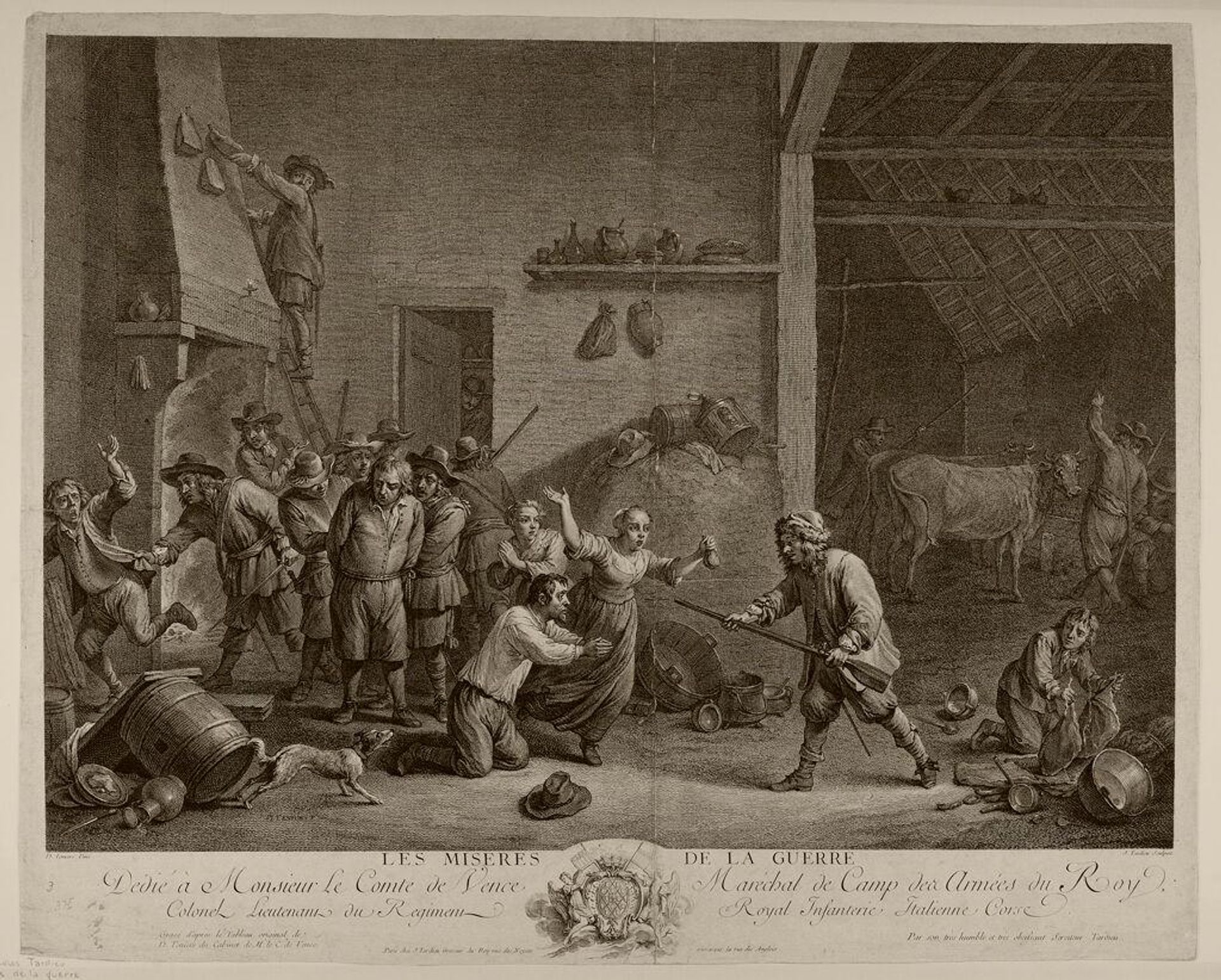 The Miseries of War by Jacques Nicolas Tardieu