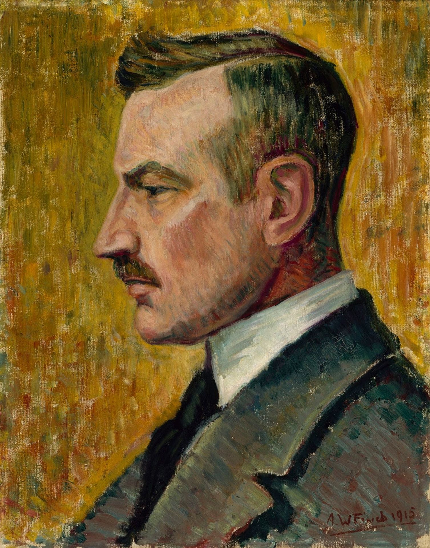 Portrait of the Artist Magnus Enckell by Alfred William Finch