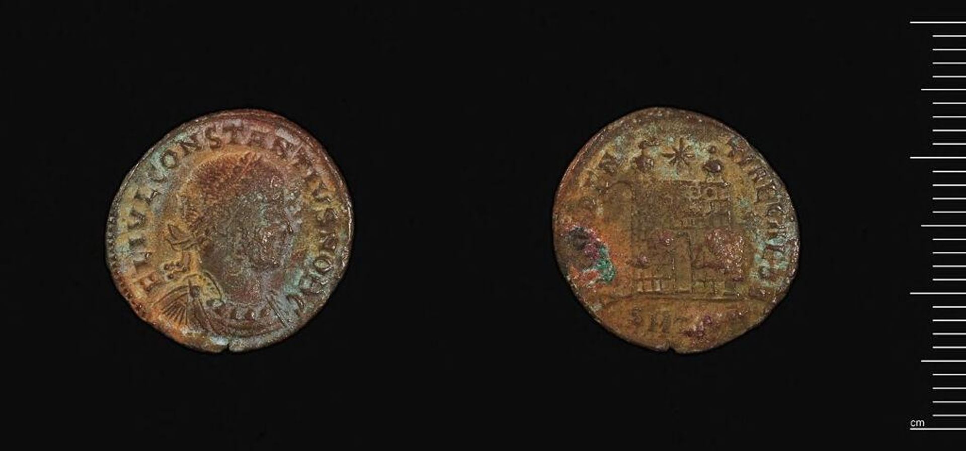 Follis of Constantius II, Thessalonica by Constantius II