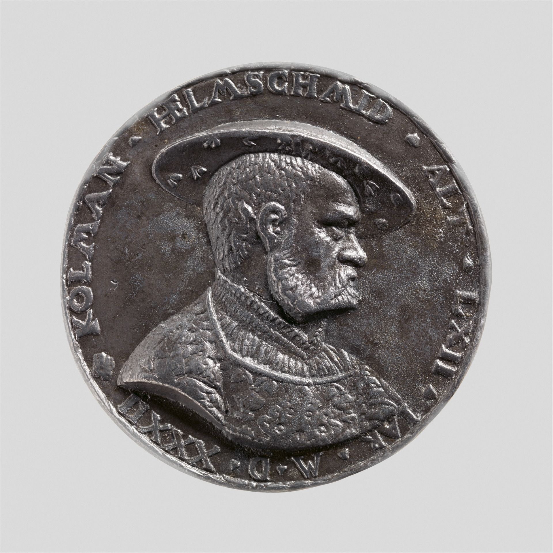 Medal of Kolman Helmschmid (1471–1532) by Hans Kels the Younger