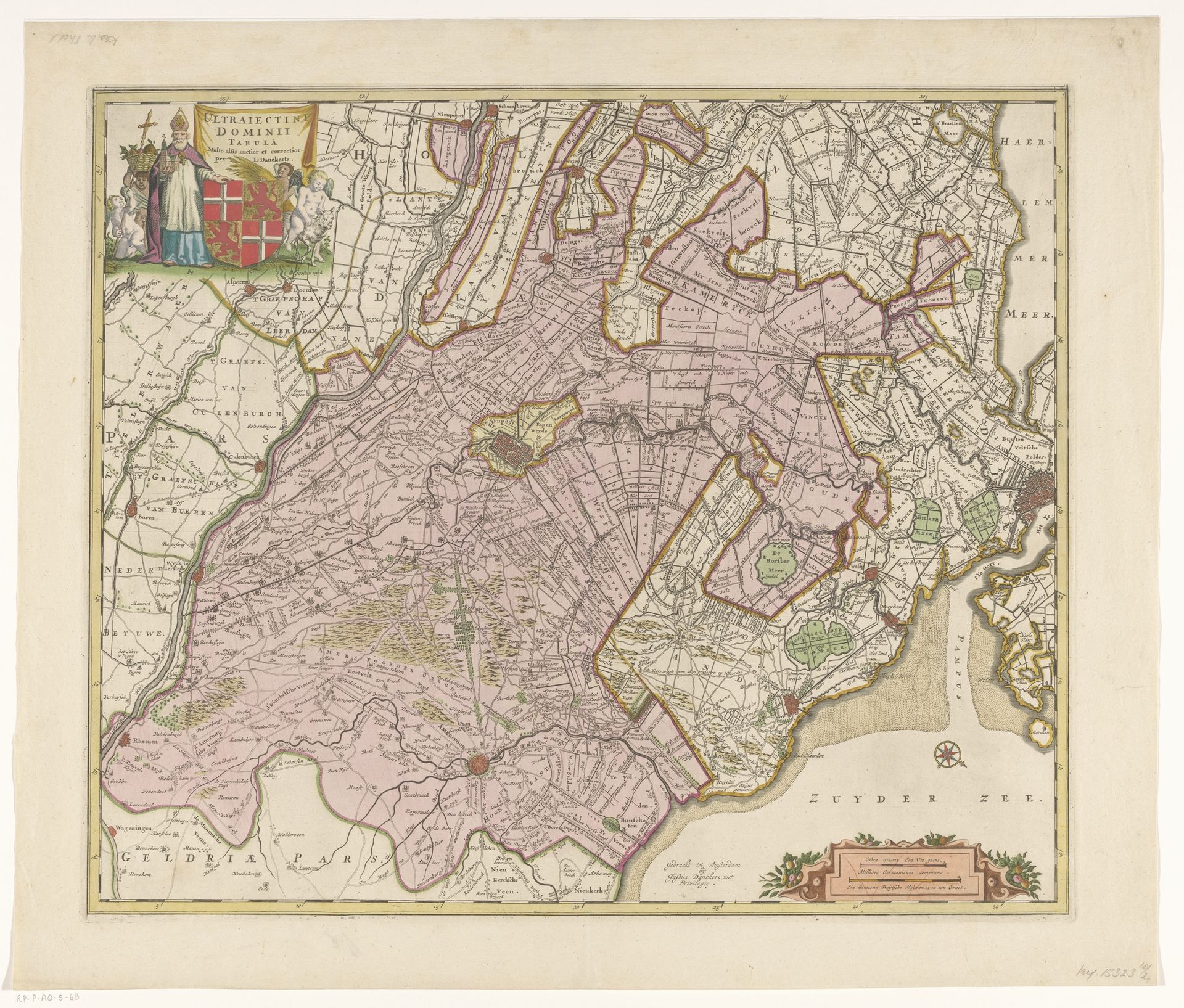 Kaart van de provincie Utrecht by Anonymous