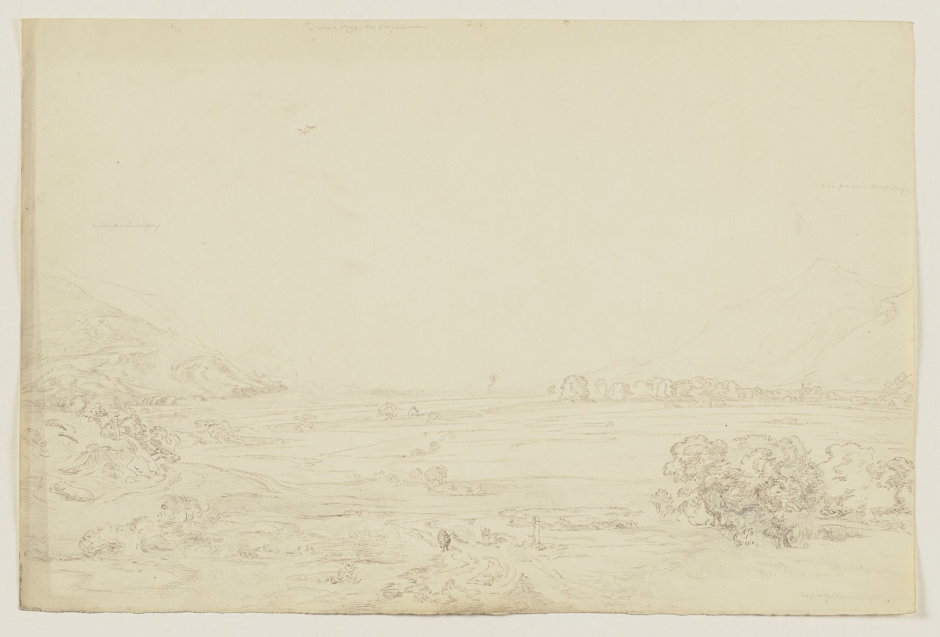 Bavarian landscape by Ludwig Metz