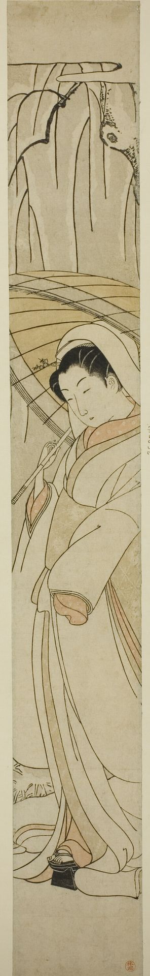 The Heron Maiden by Suzuki Harunobu 鈴木春信