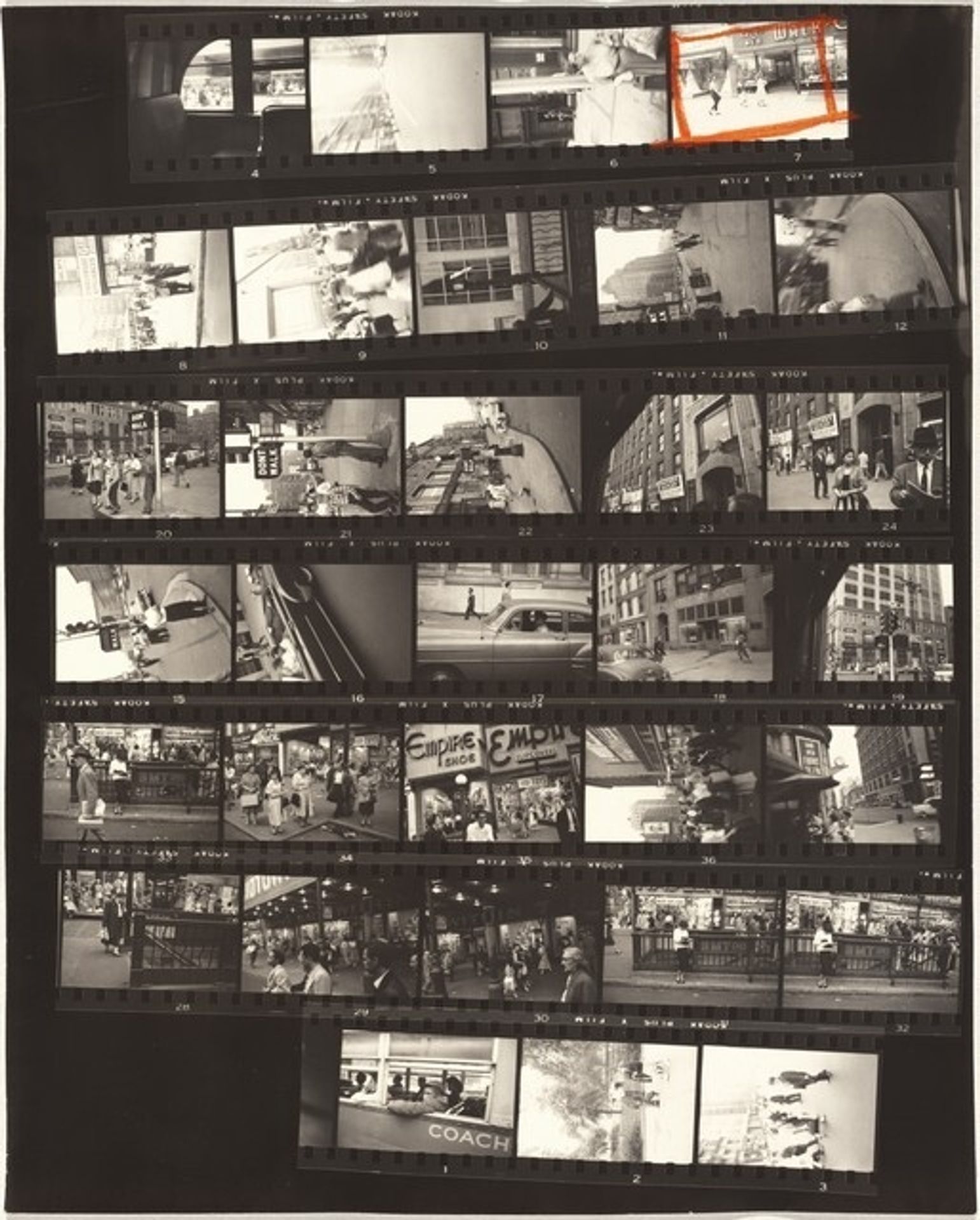 From the bus 28 by Robert Frank