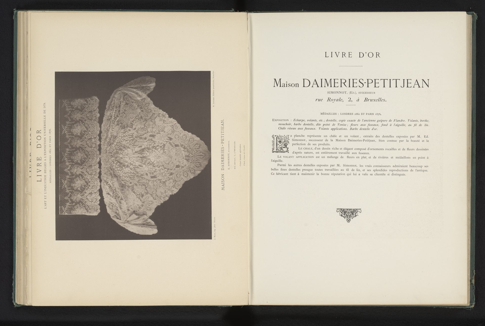 Ontwerp van kant by Joseph Maes