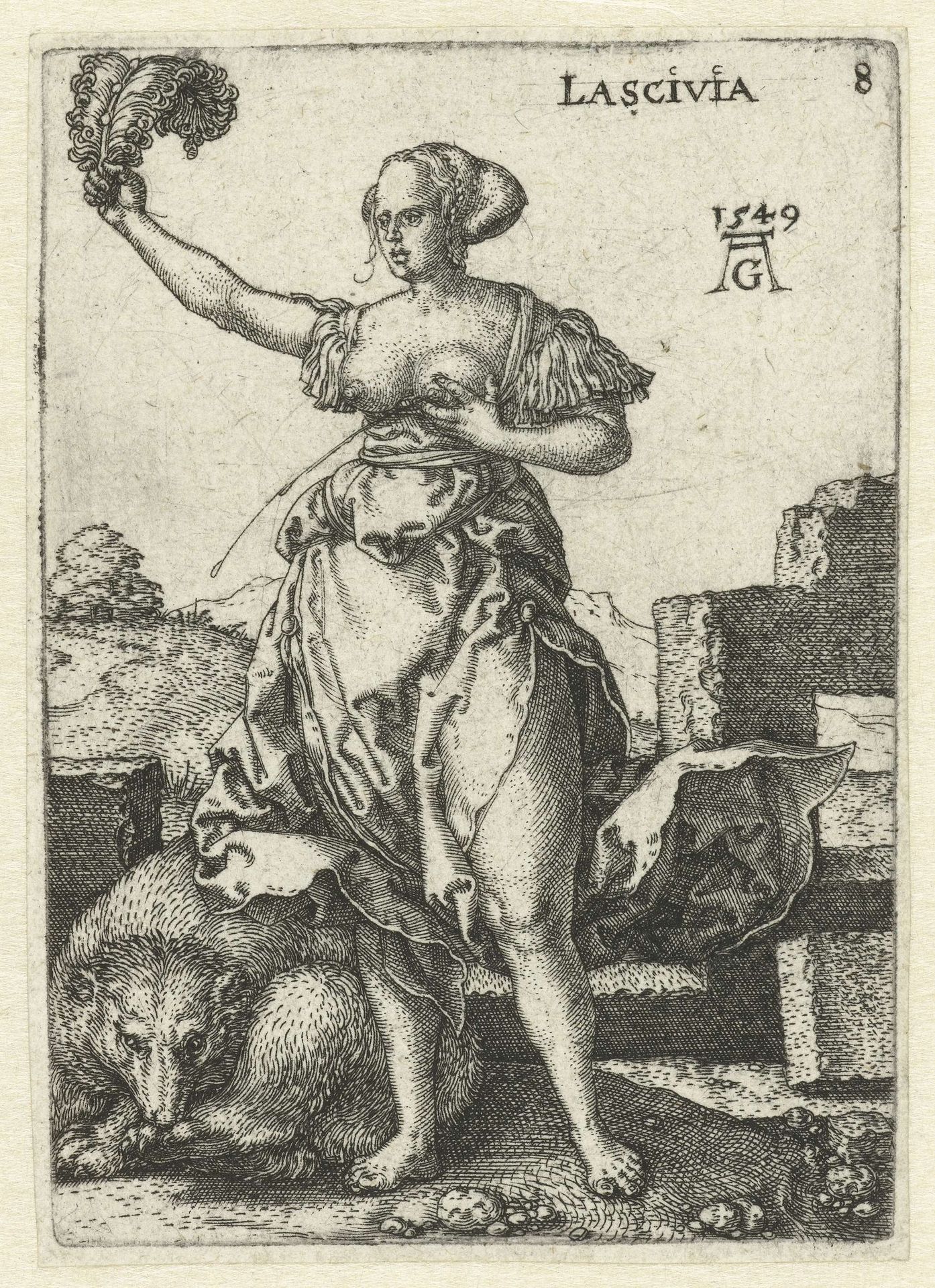 Losbandigheid by Heinrich Aldegrever