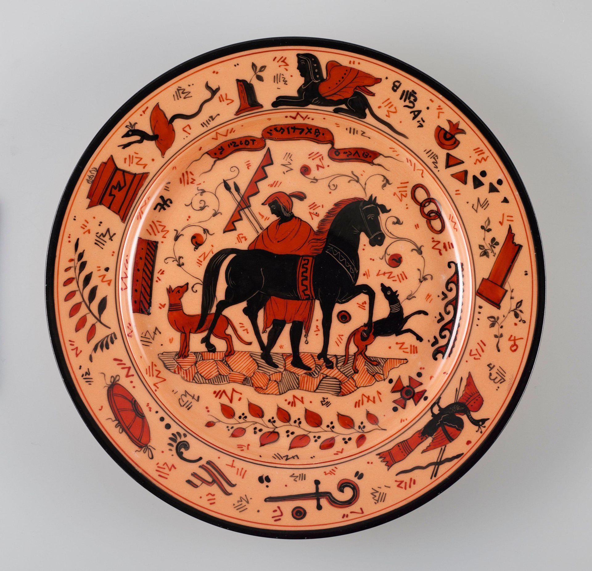 Plate from a Royal Berlin China Service by Anonymous