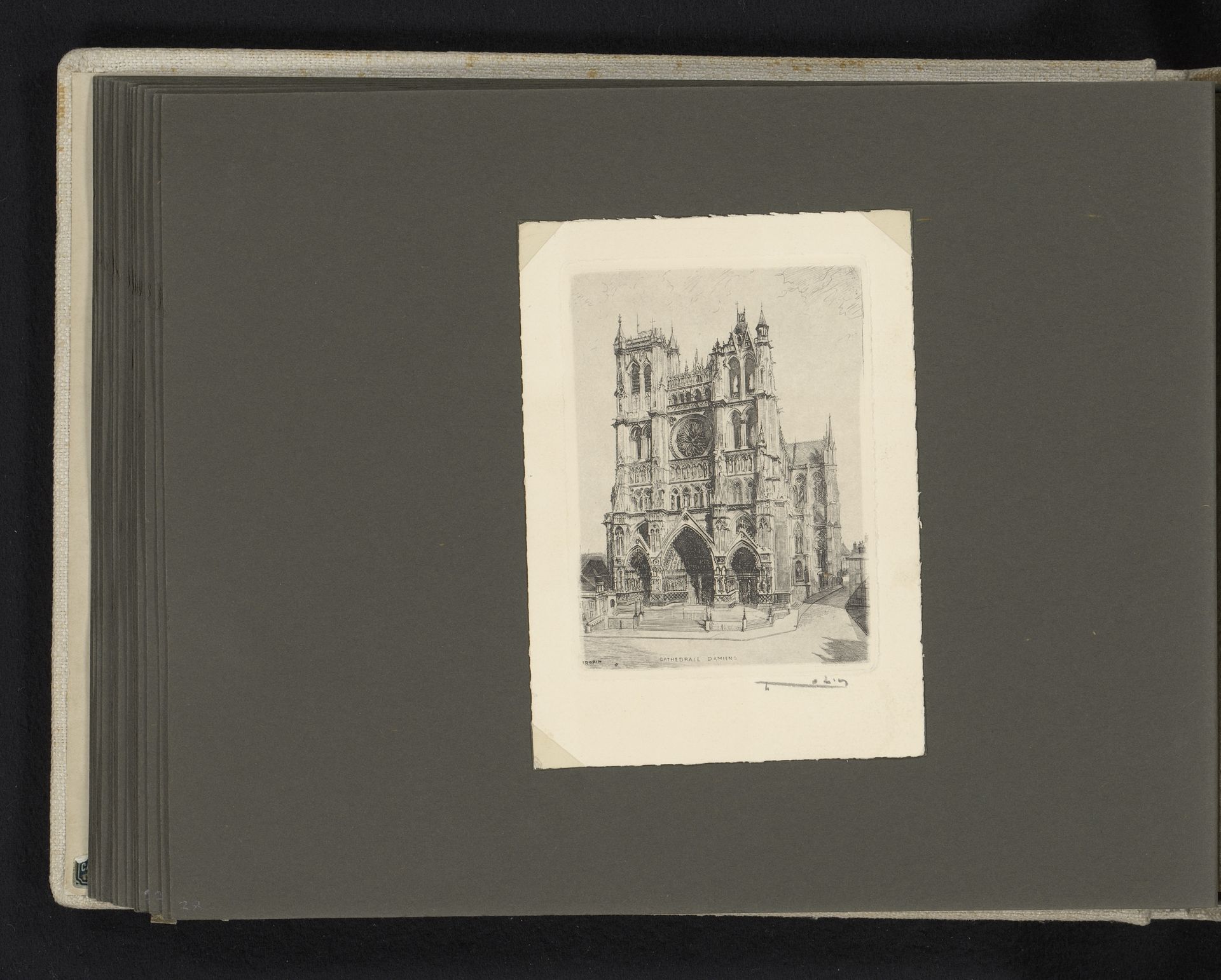 Kathedraal van Amiens by Léopold Robin