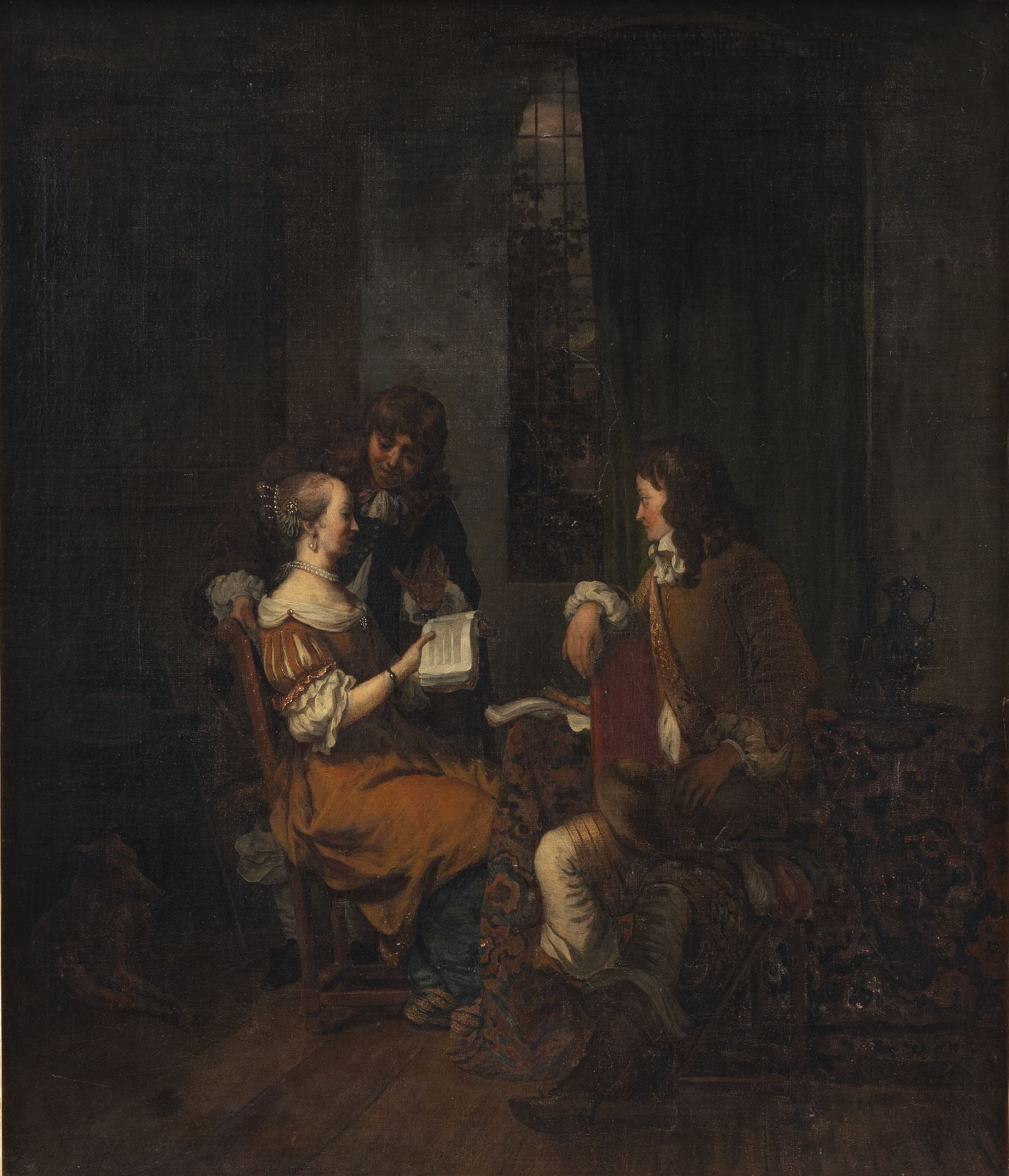 Music Lesson by Gerbrand van den Eeckhout