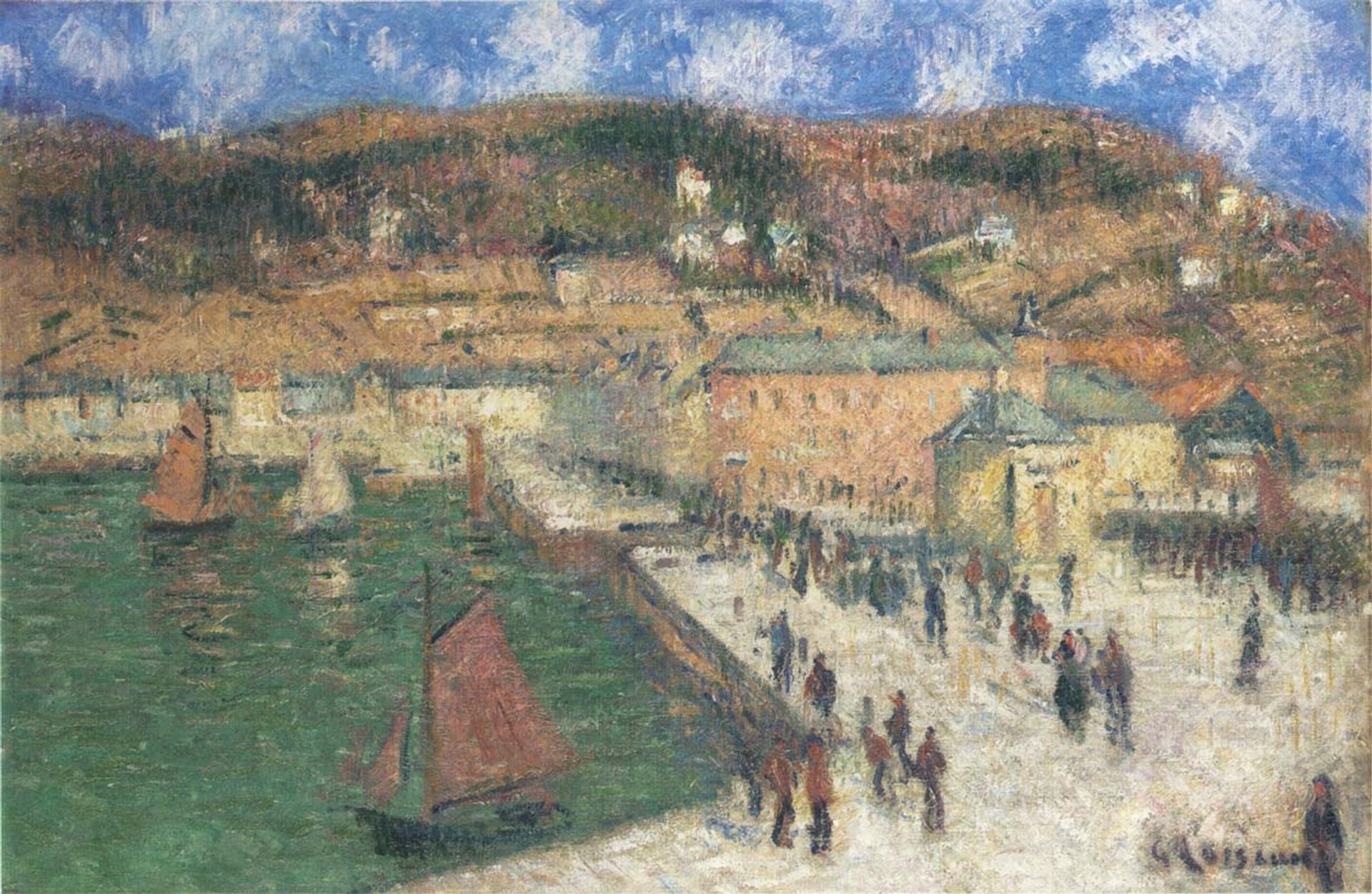 Grand Quay, Fecamp by Gustave Loiseau