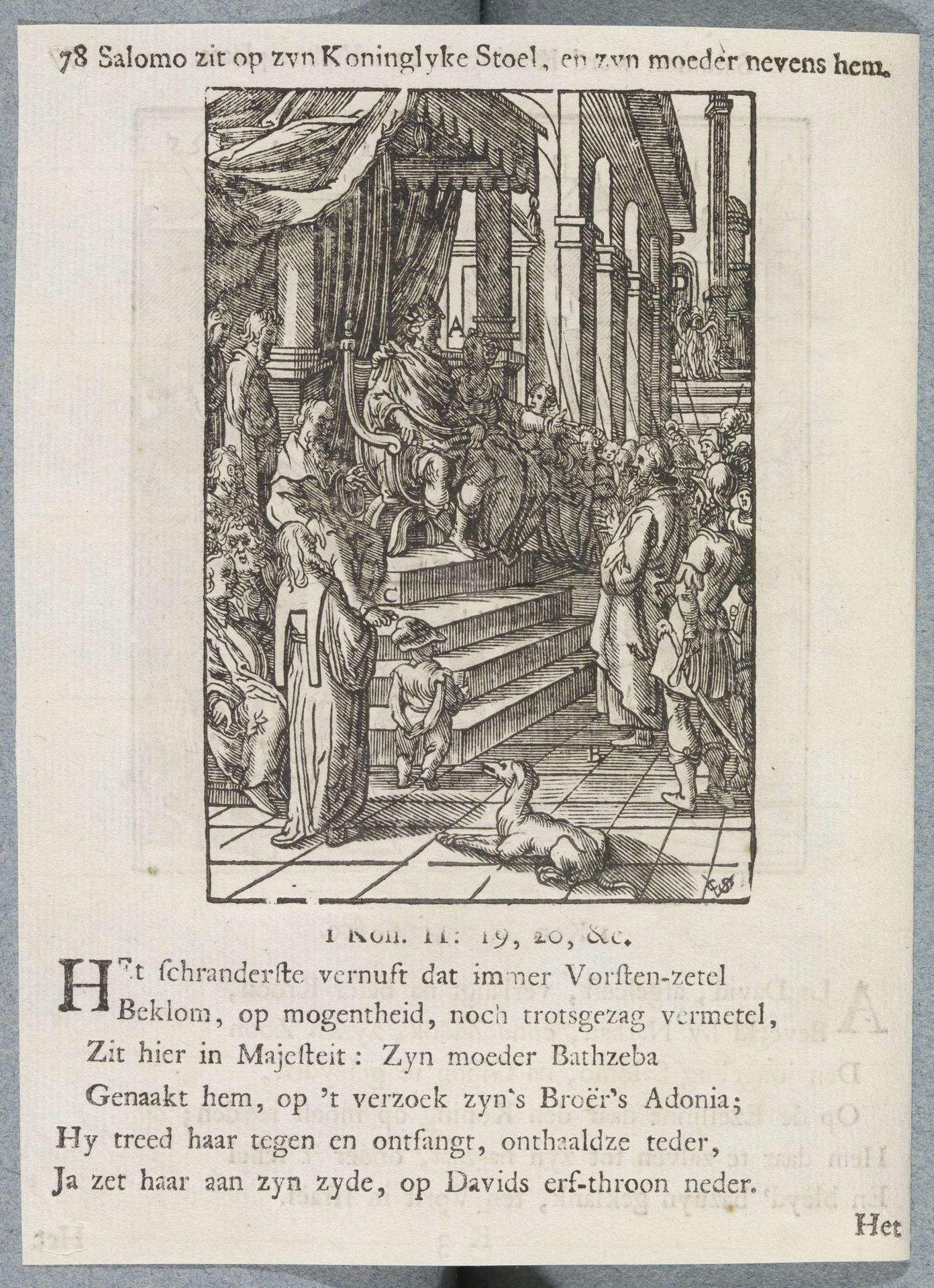 Paulus voor Festus en Agrippa by Christoffel van (II) Sichem