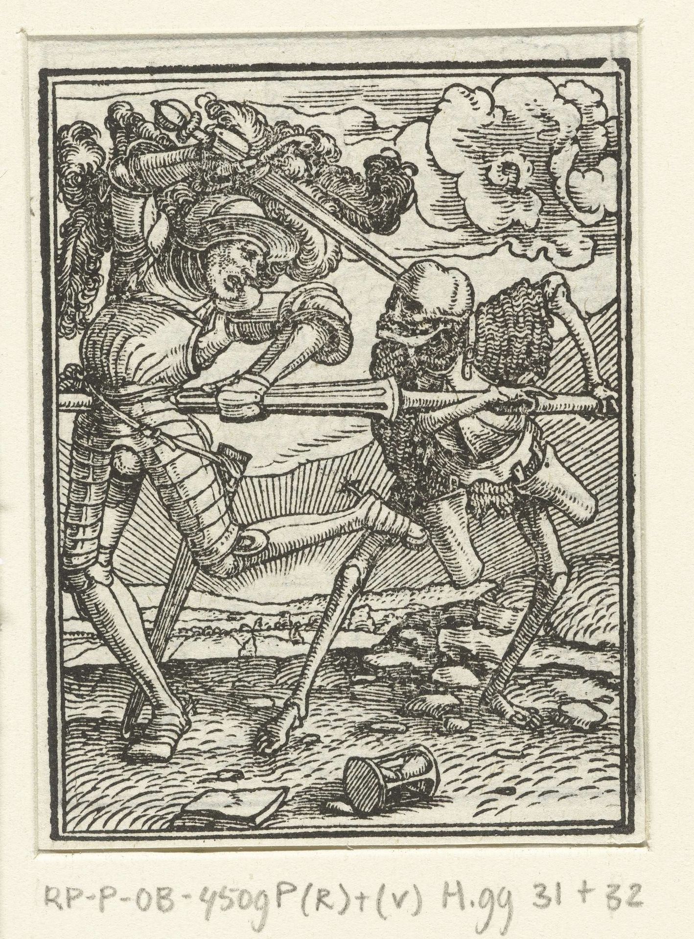 Ridder en de Dood by Hans (II) Holbein