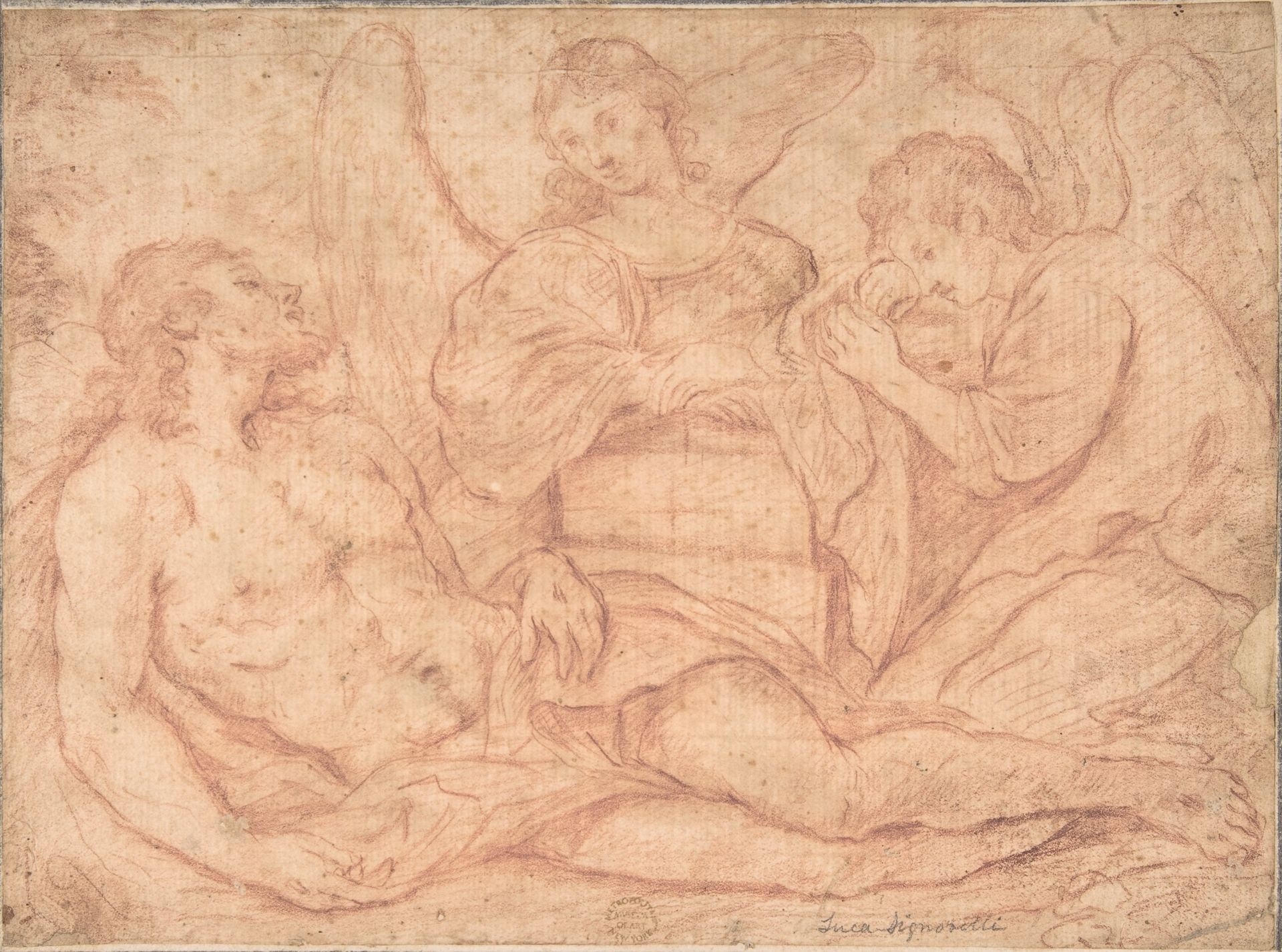 Dead Christ Mourned Over by Angels by Anonymous