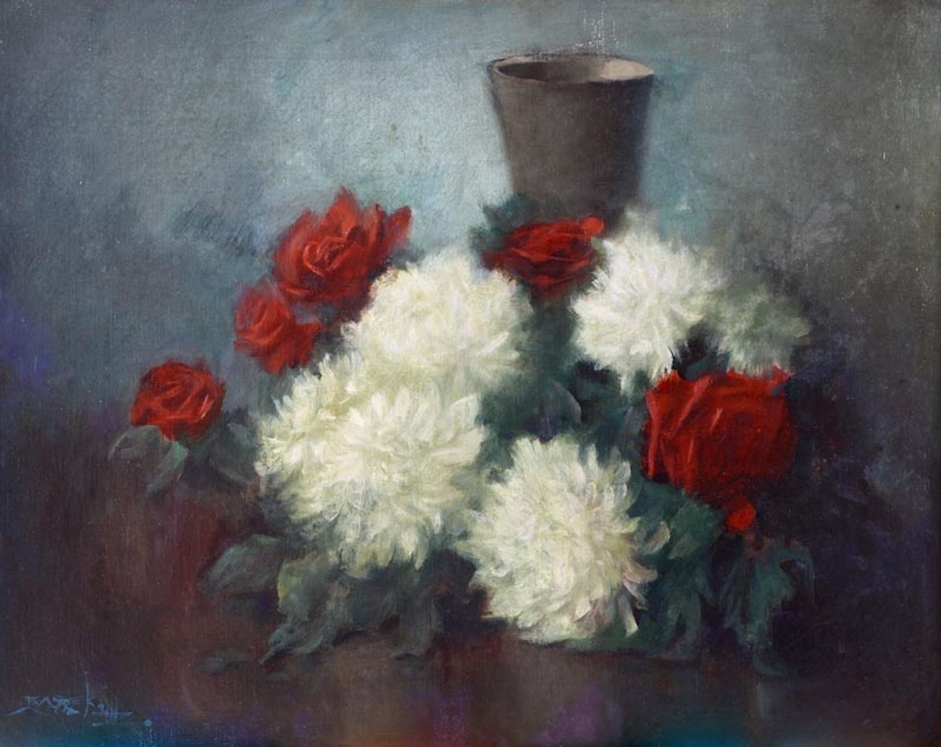 Flower by Basuki Abdullah